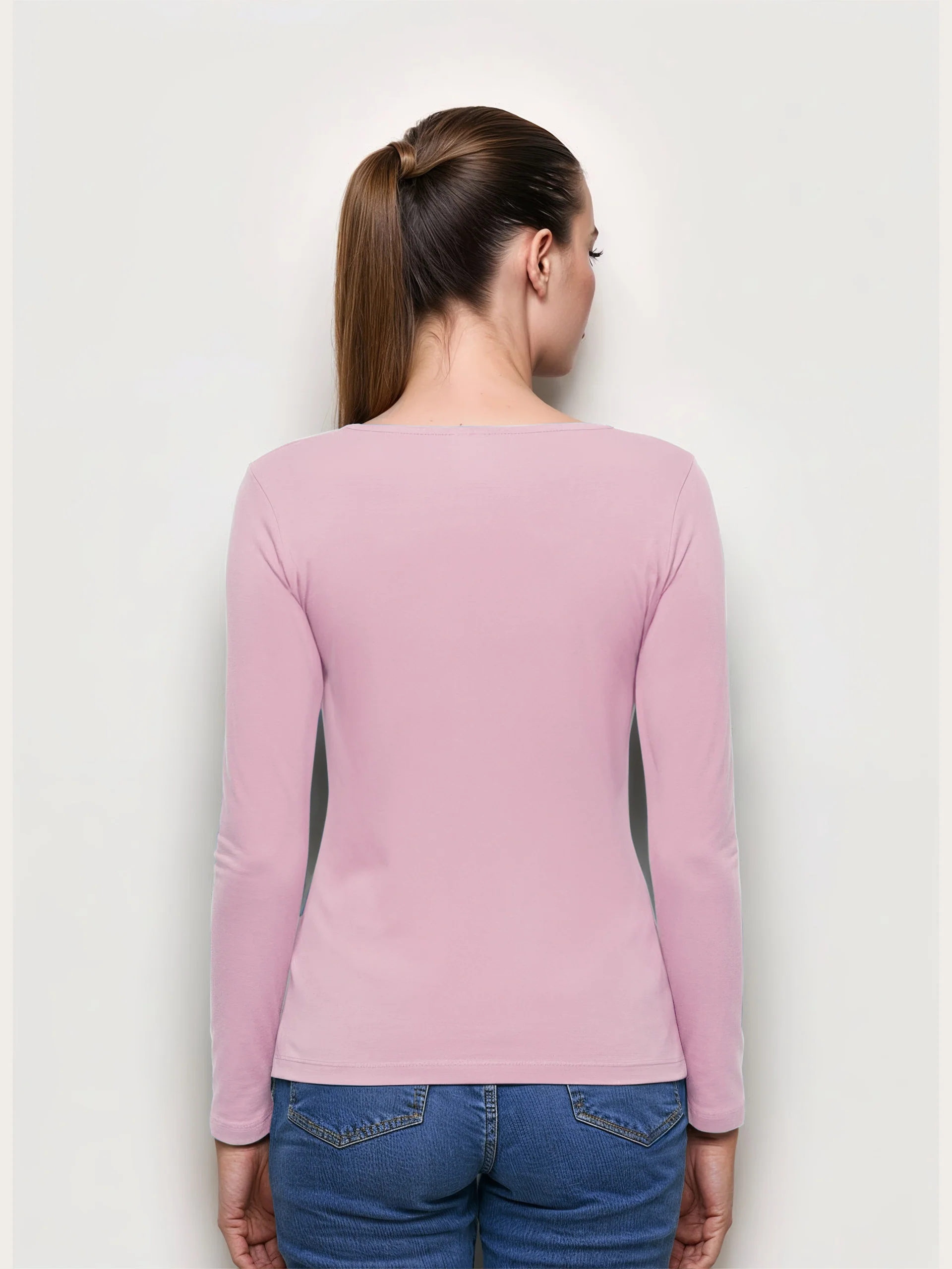 Maglia manica lunga con TENCEL™ Modal e Seta - Image 9