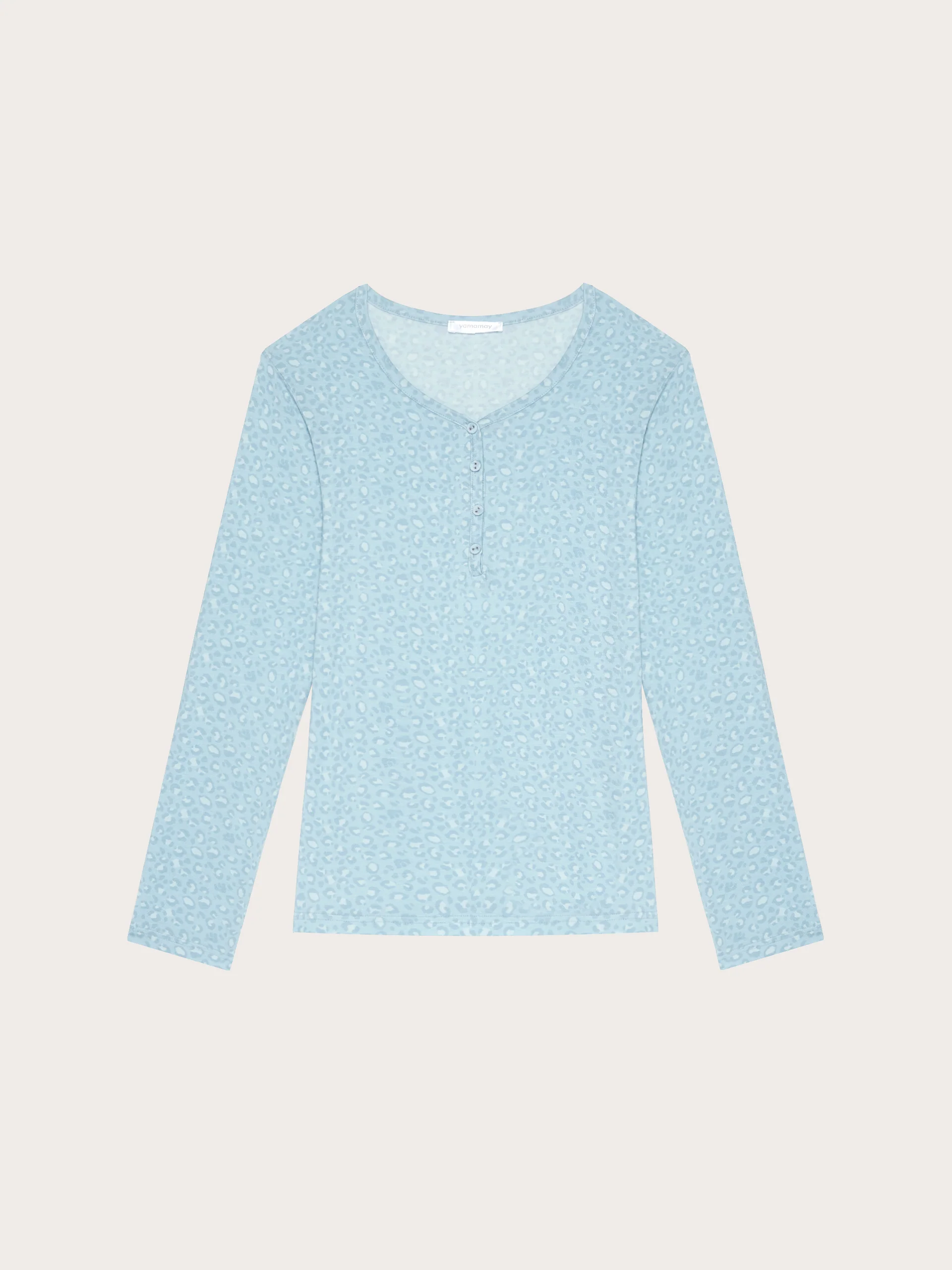 Maglia manica lunga con TENCEL™ Modal Leopard - Image 5