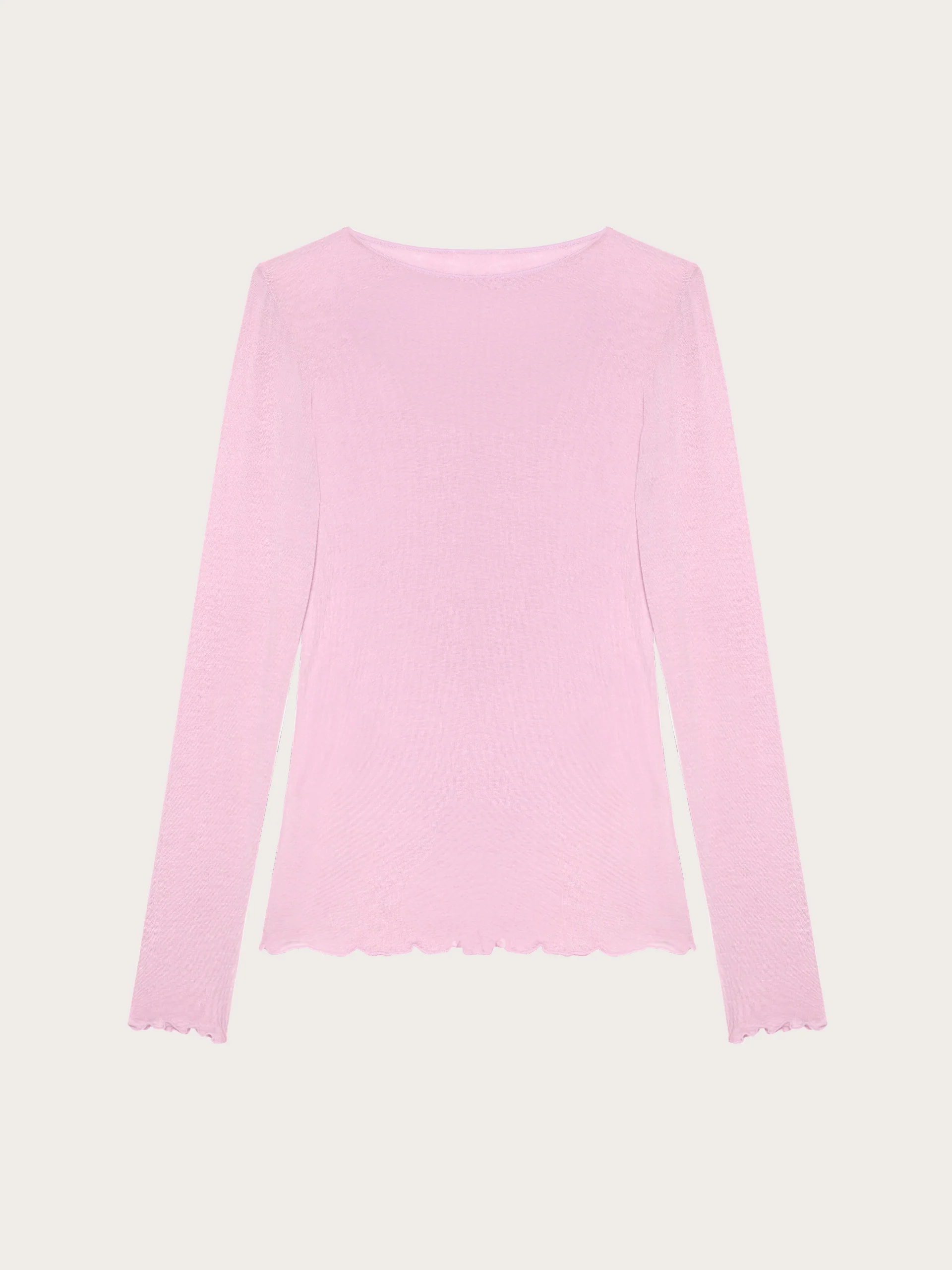 Maglia manica lunga in TENCEL™ Modal con Cashmere - Image 10