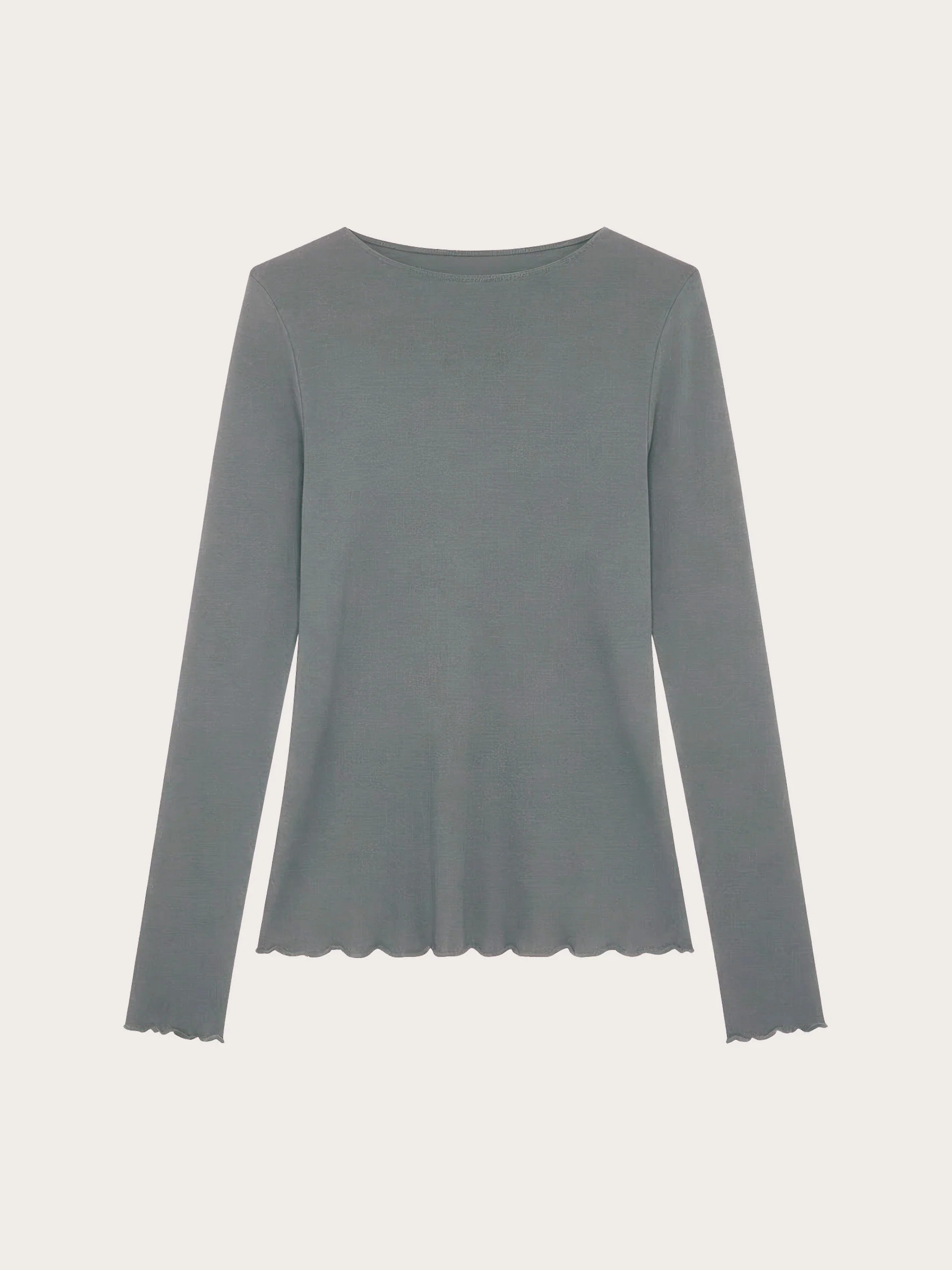 Maglia manica lunga in TENCEL™ Modal con Cashmere - Image 15