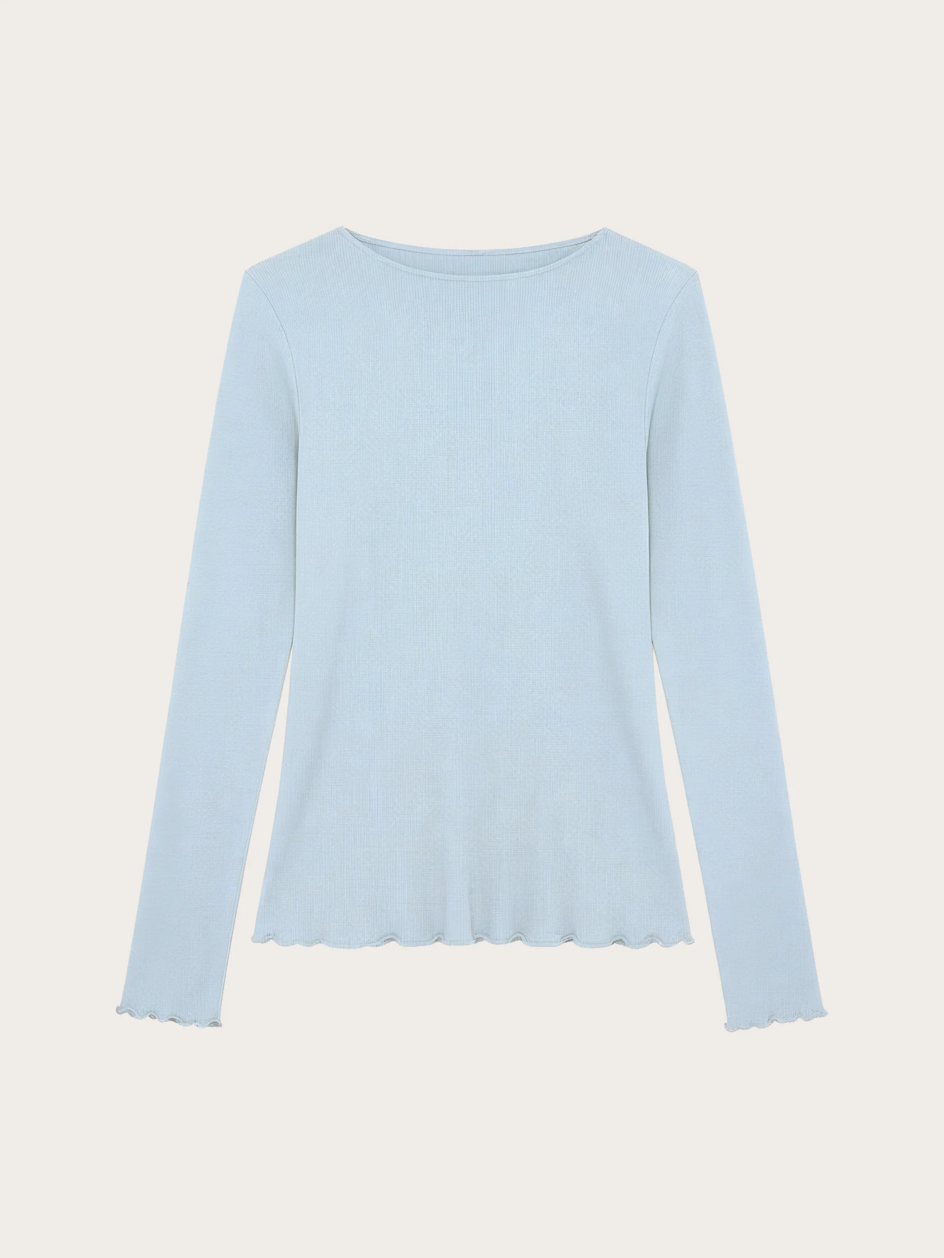 Maglia manica lunga in TENCEL™ Modal con Cashmere - Image 5