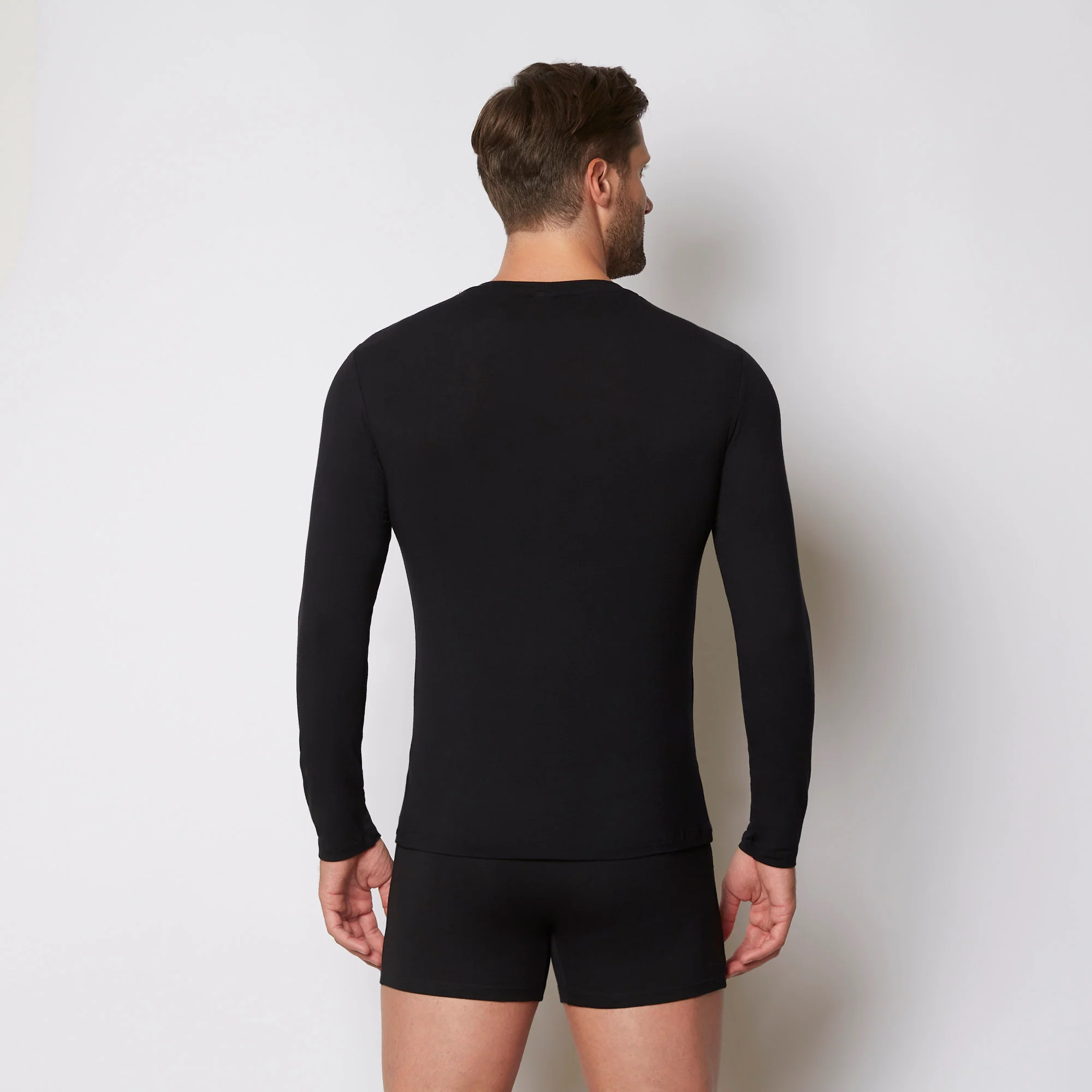 Maglia Modal e Cashmere uomo a manica lunga - Basic Cashmere - Image 6