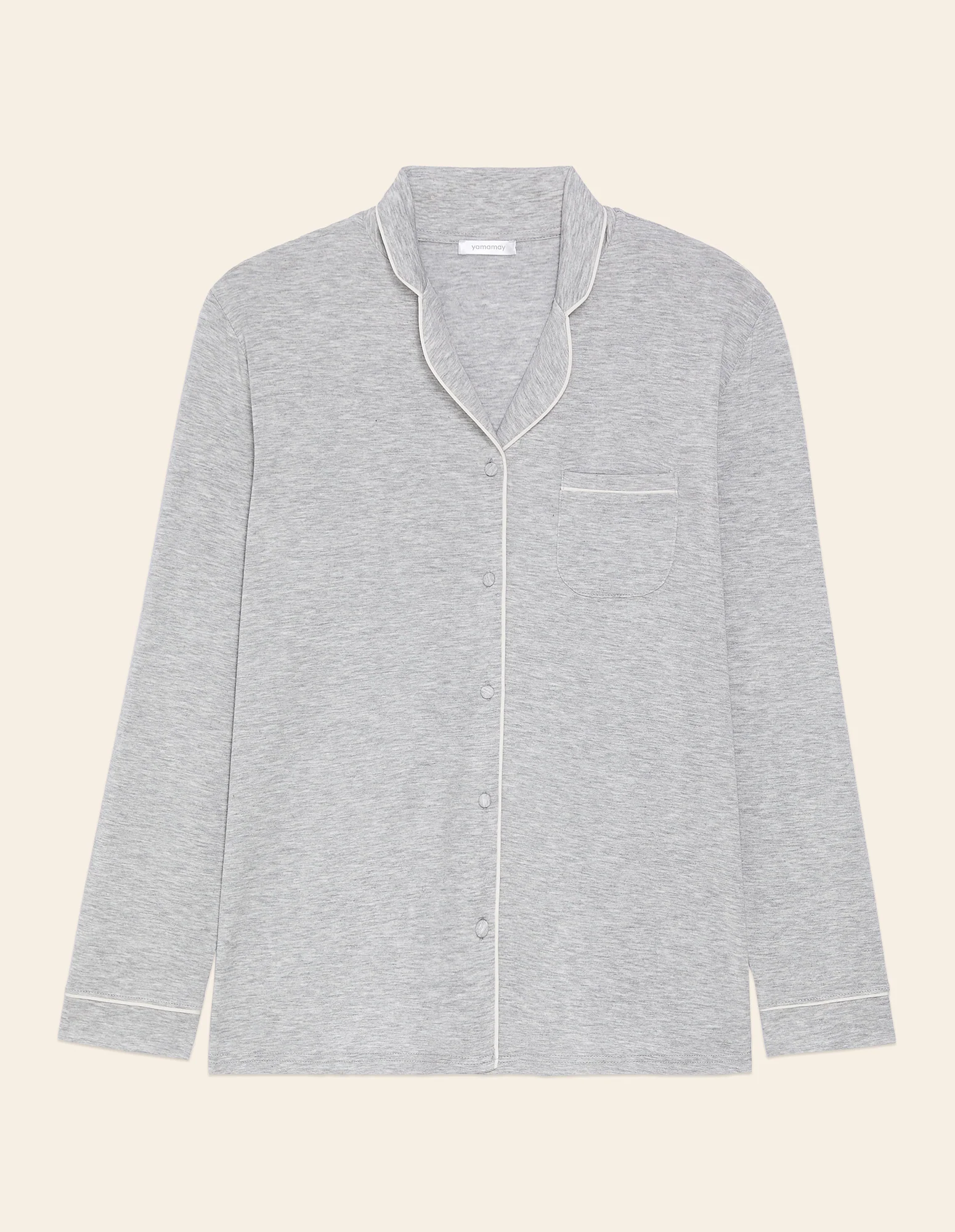 Maglia pigiama taglio camicia Daily con TENCEL™ Modal - Image 4