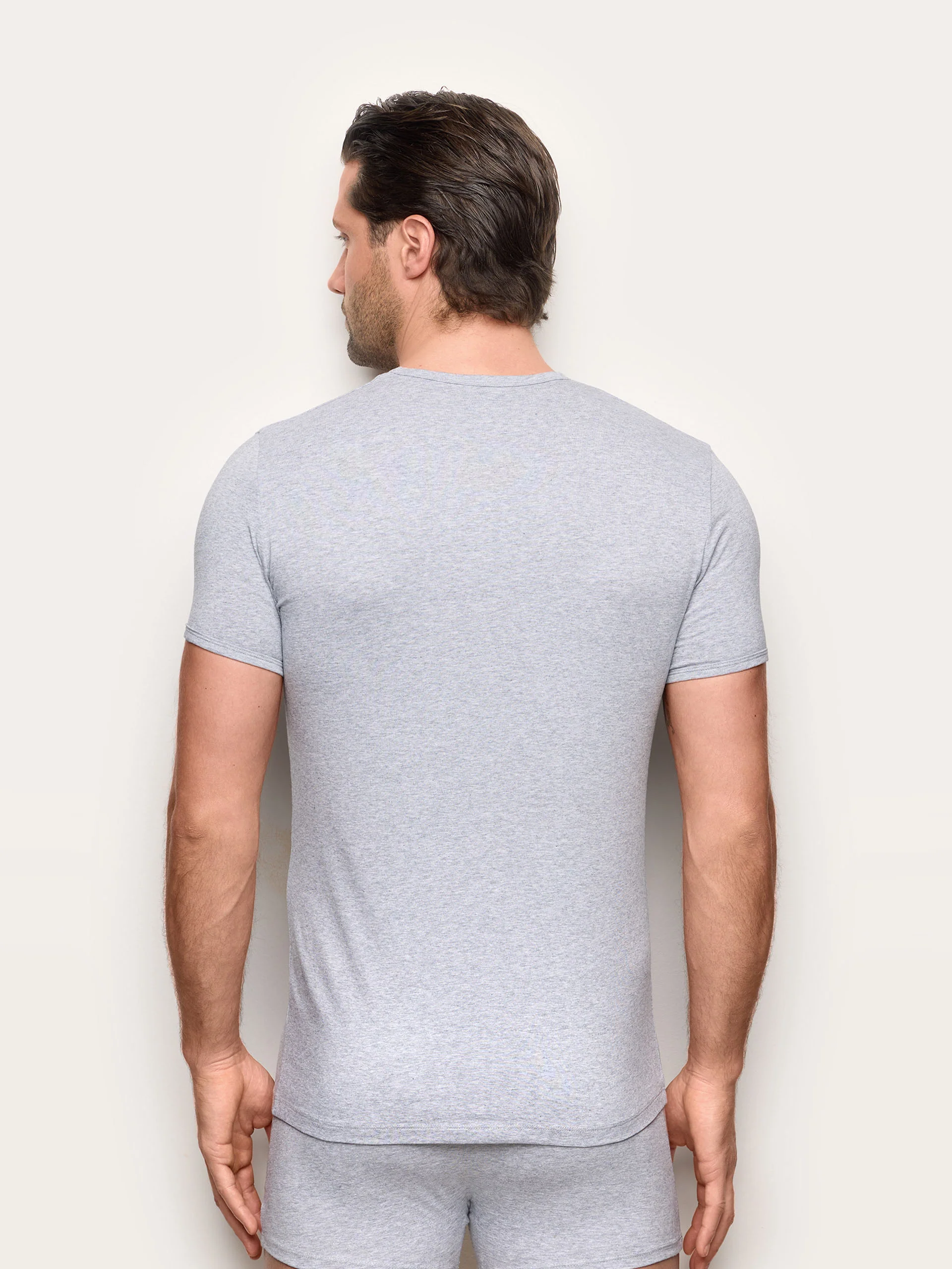 Maglia scollo V jersey di cotone - New Simply - Image 14