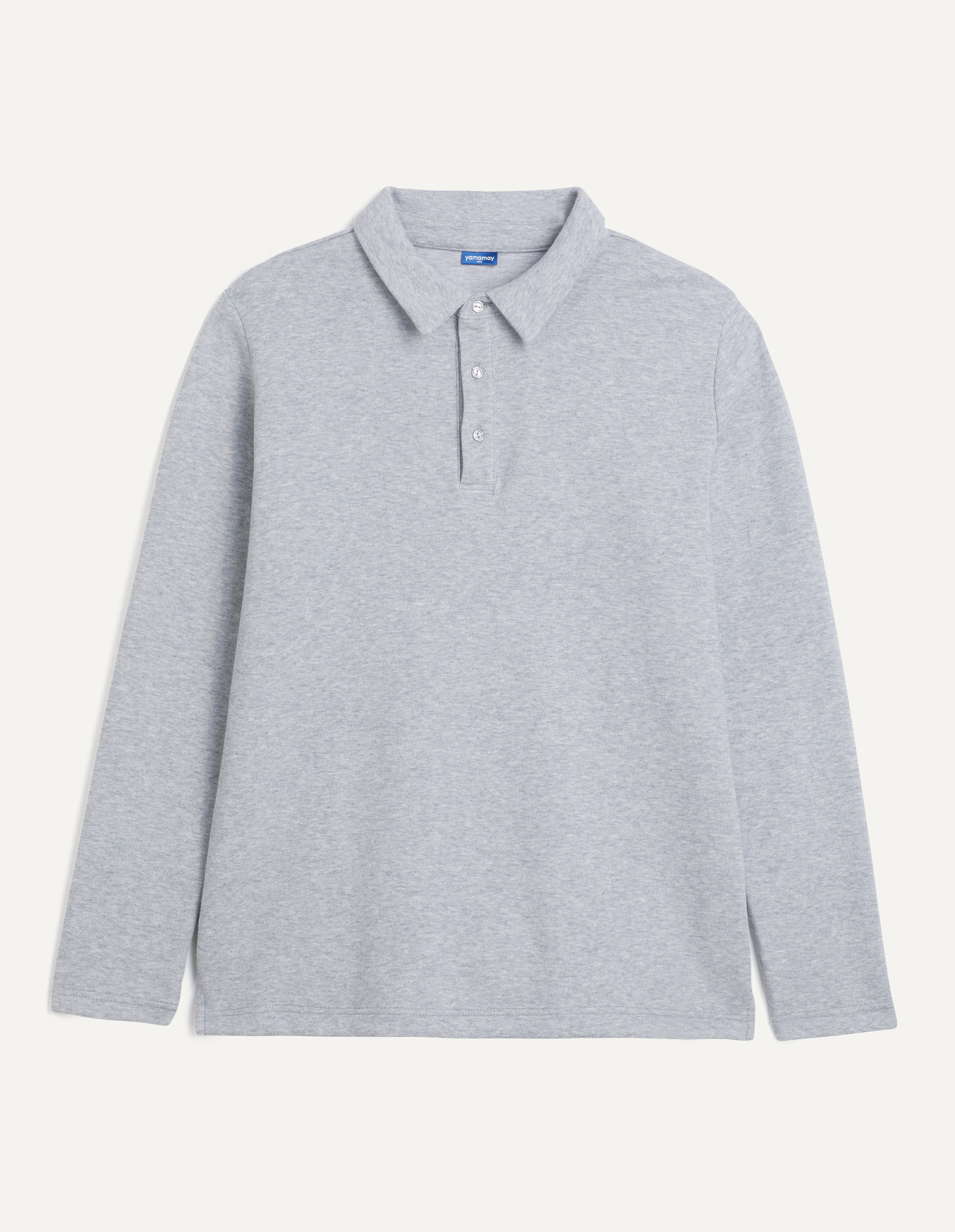 Maglia taglio polo a maniche lunghe con colletto in tessuto Piquet Easy Living - Image 10