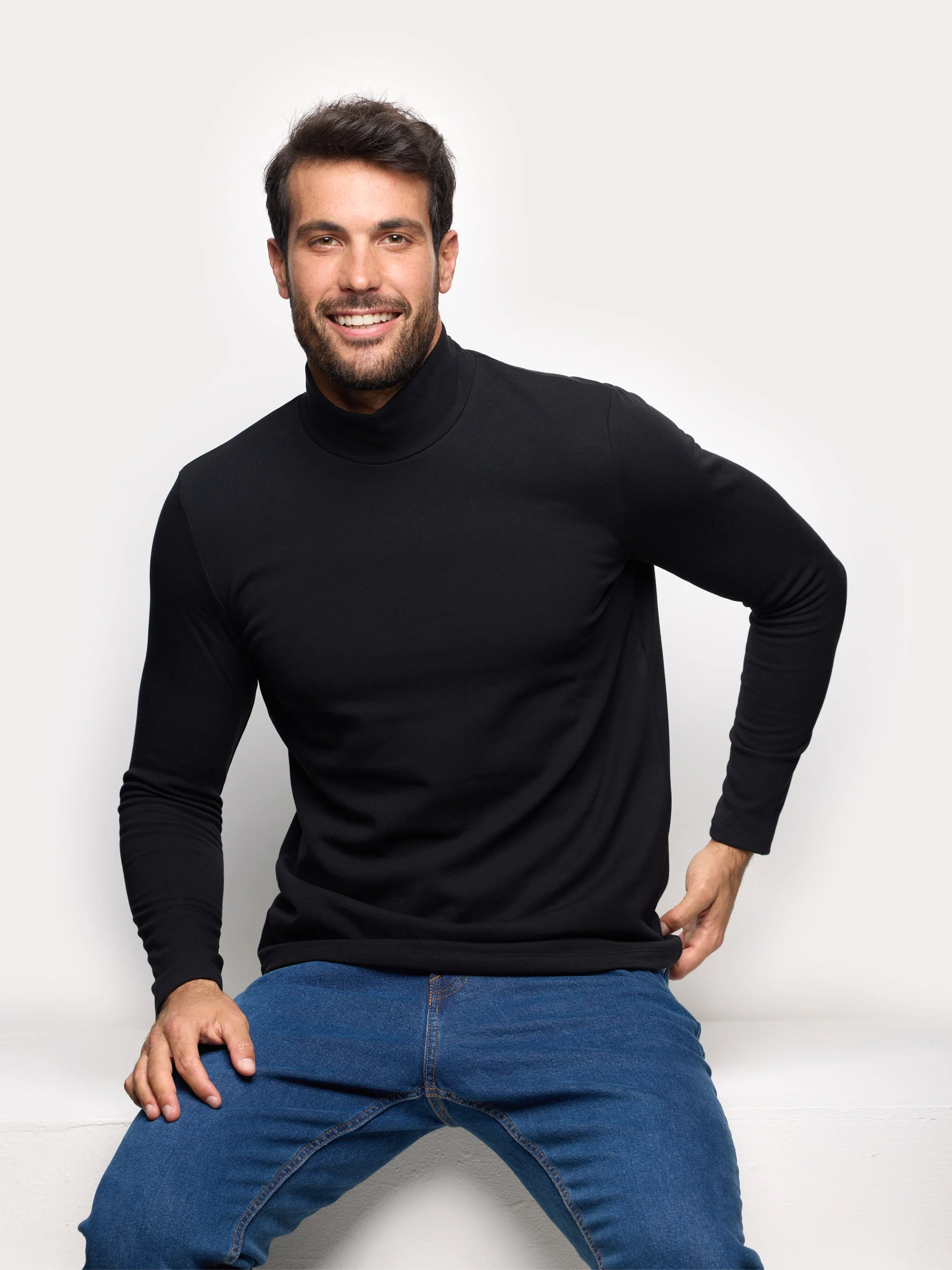 Maglia termica manica lunga a lupetto in TENCEL™ Modal e Viscosa Ultra Warm Thermal - Image 6