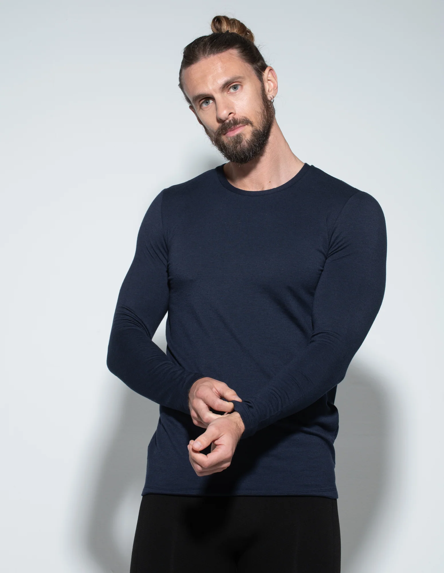 Maglia termica unisex a maniche lunghe Thermal con Cashmere - Image 13