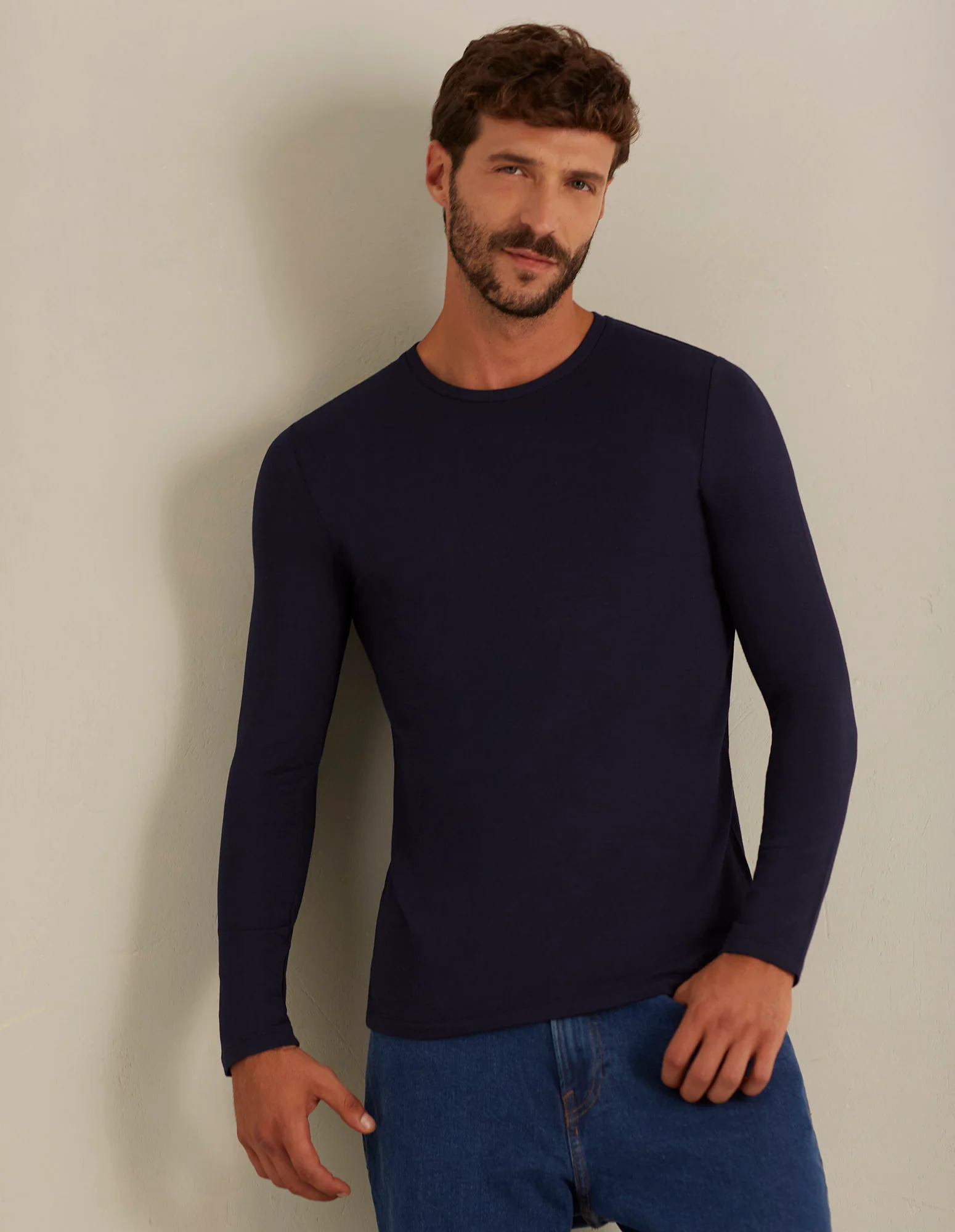 Maglia termica unisex a maniche lunghe Thermal con Cashmere - Image 14