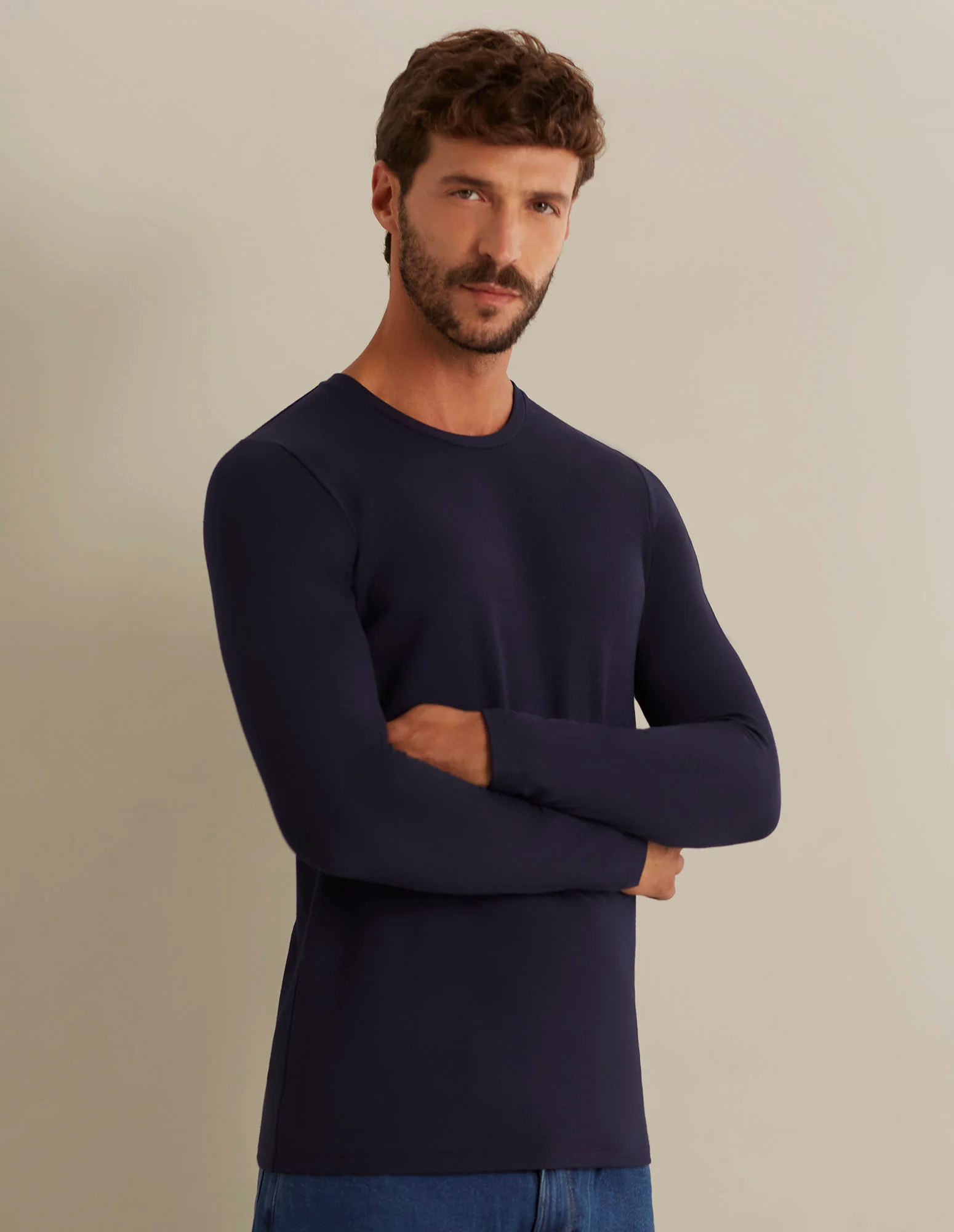 Maglia termica unisex a maniche lunghe Thermal con Cashmere - Image 15