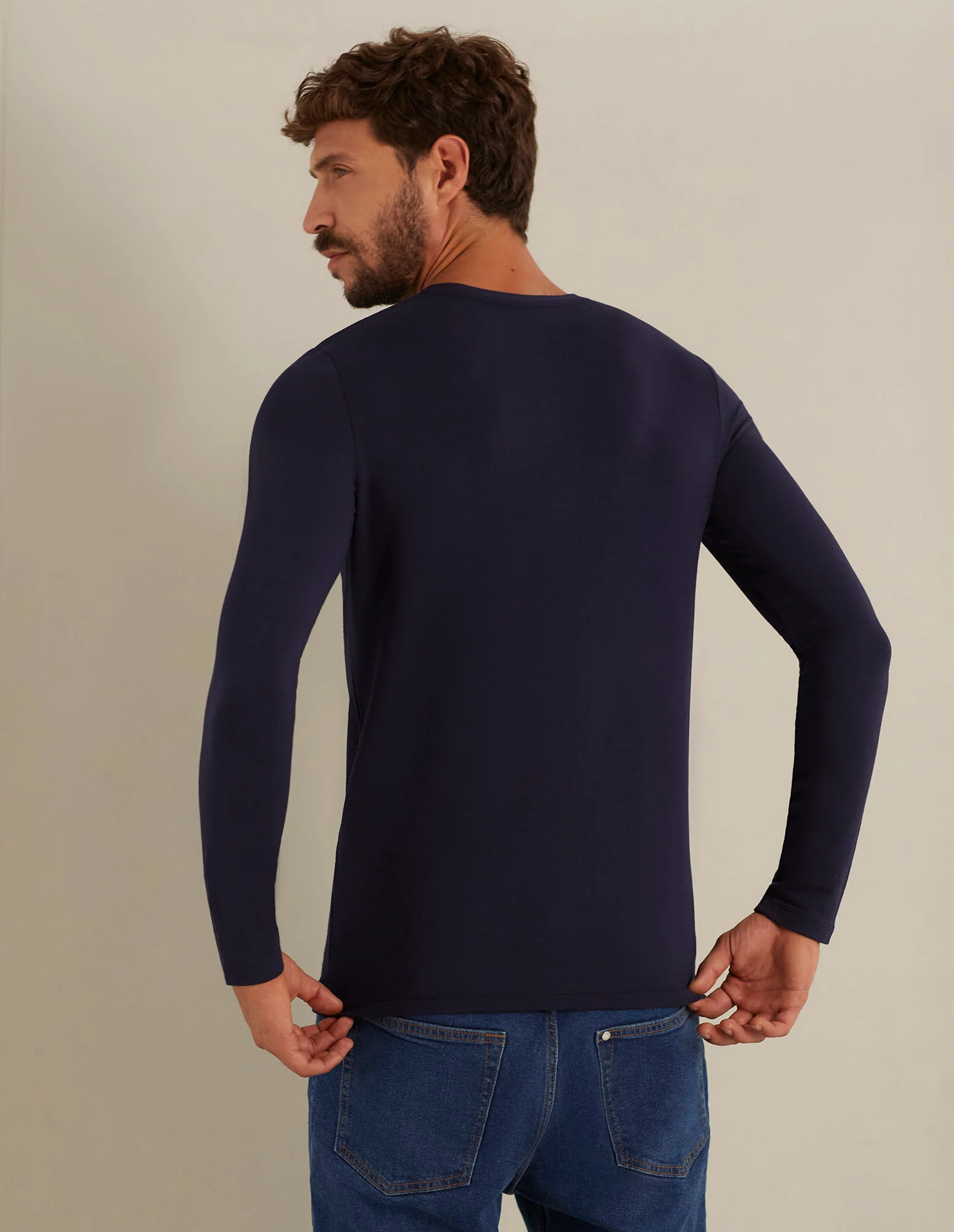 Maglia termica unisex a maniche lunghe Thermal con Cashmere - Image 16