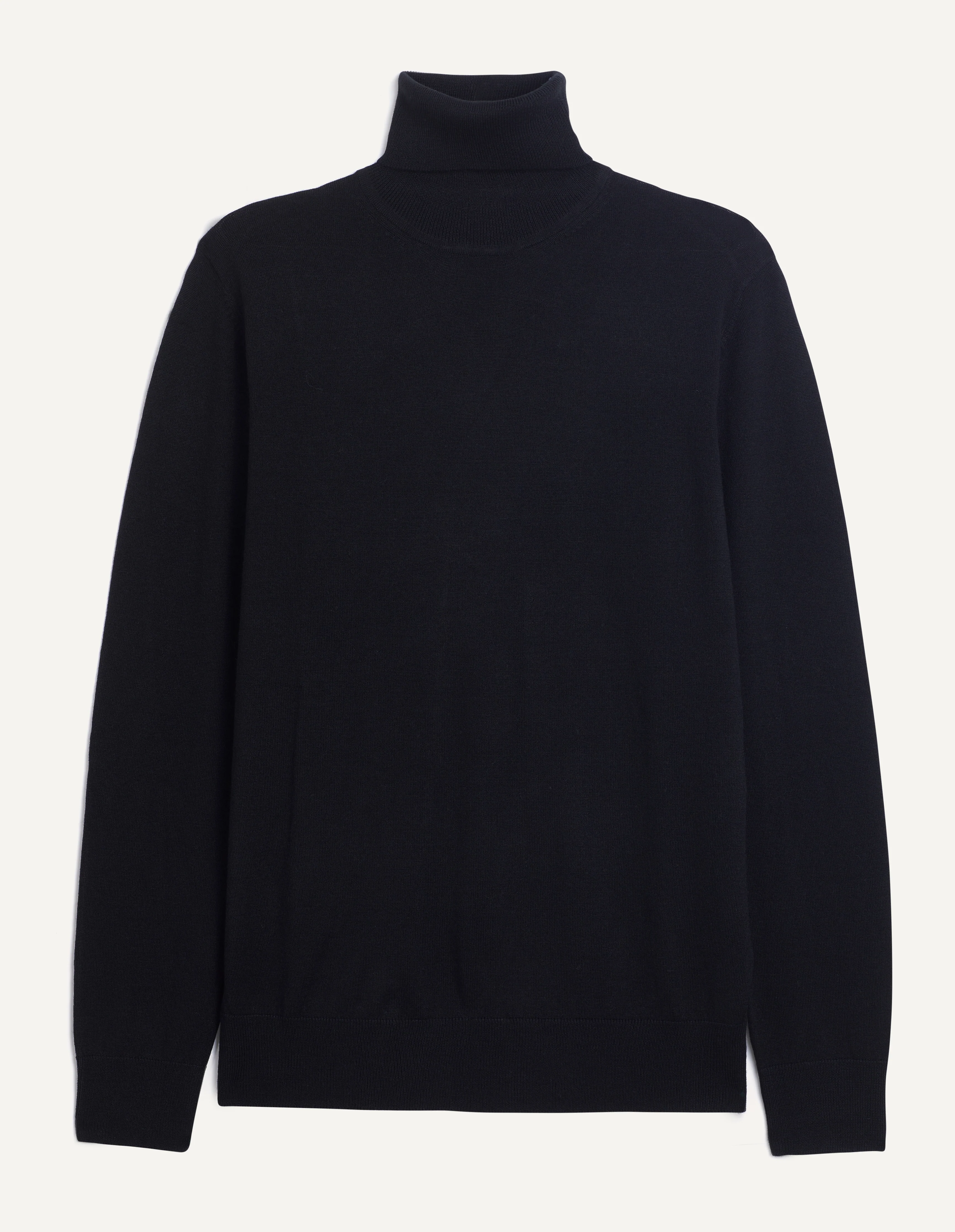 Maglione manica lunga a collo alto in maglia Wool Blend - Image 9