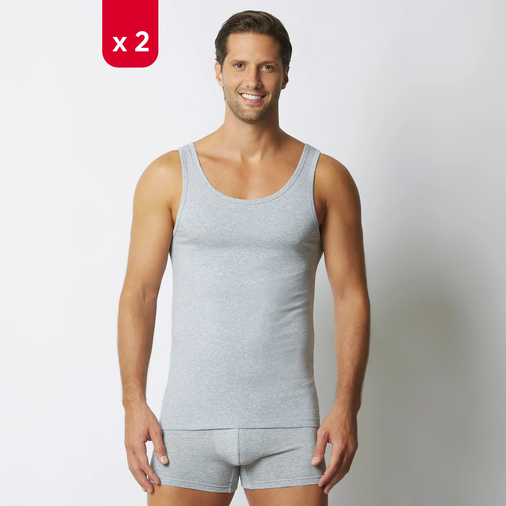 Multipack due canotte uomo in cotone New Simply - Image 6