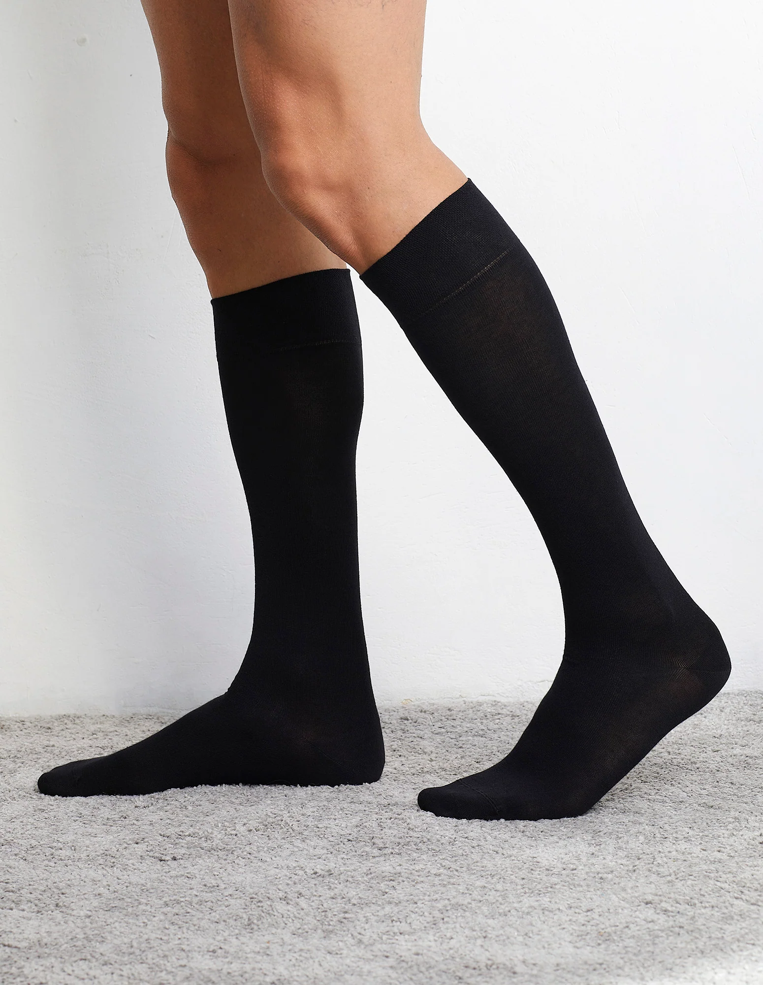 Multipack tre calze lunghe unisex in  caldo cotone Comodo - Image 5