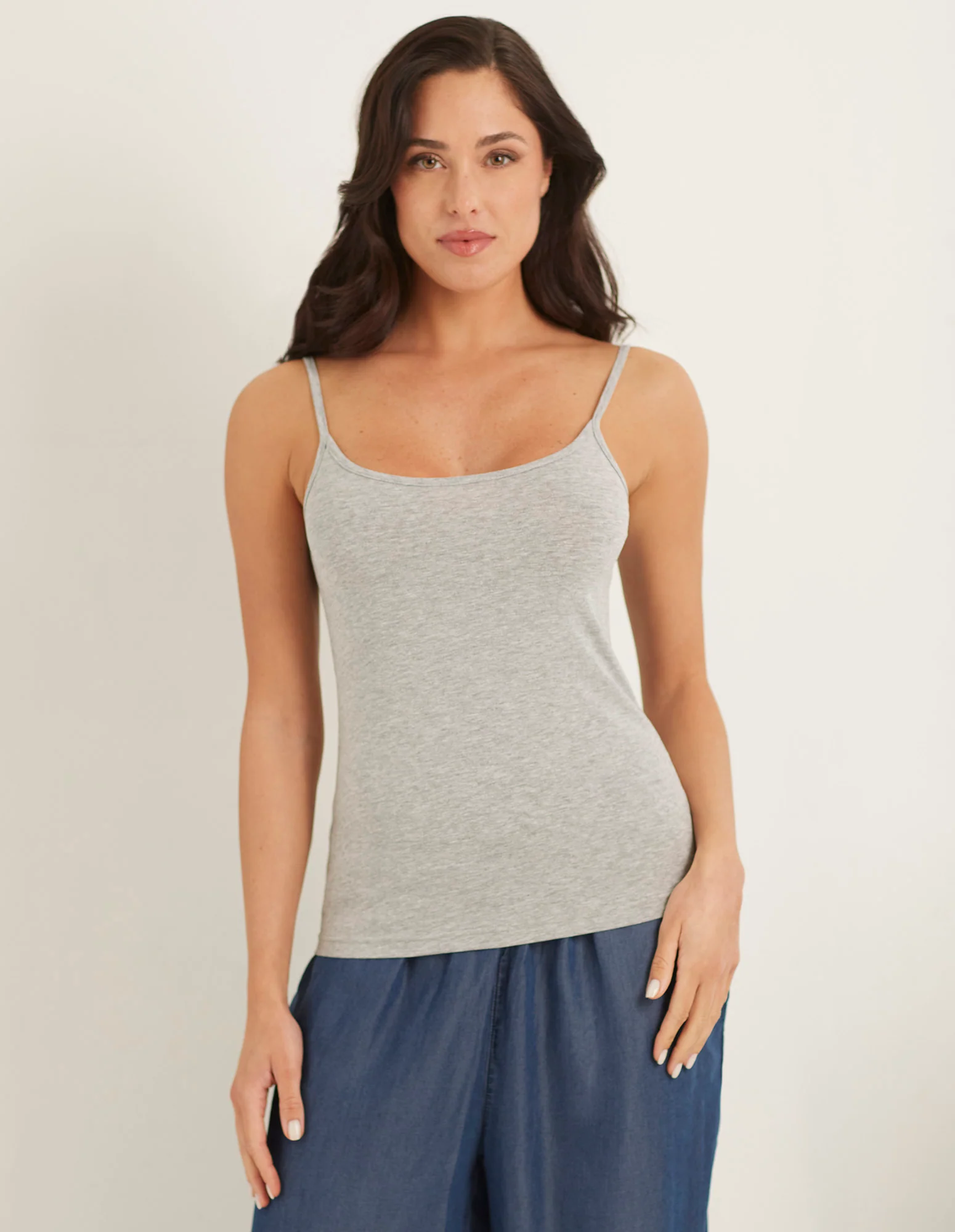 Multipack tre top con spalline sottili in jersey elasticizzato Daily