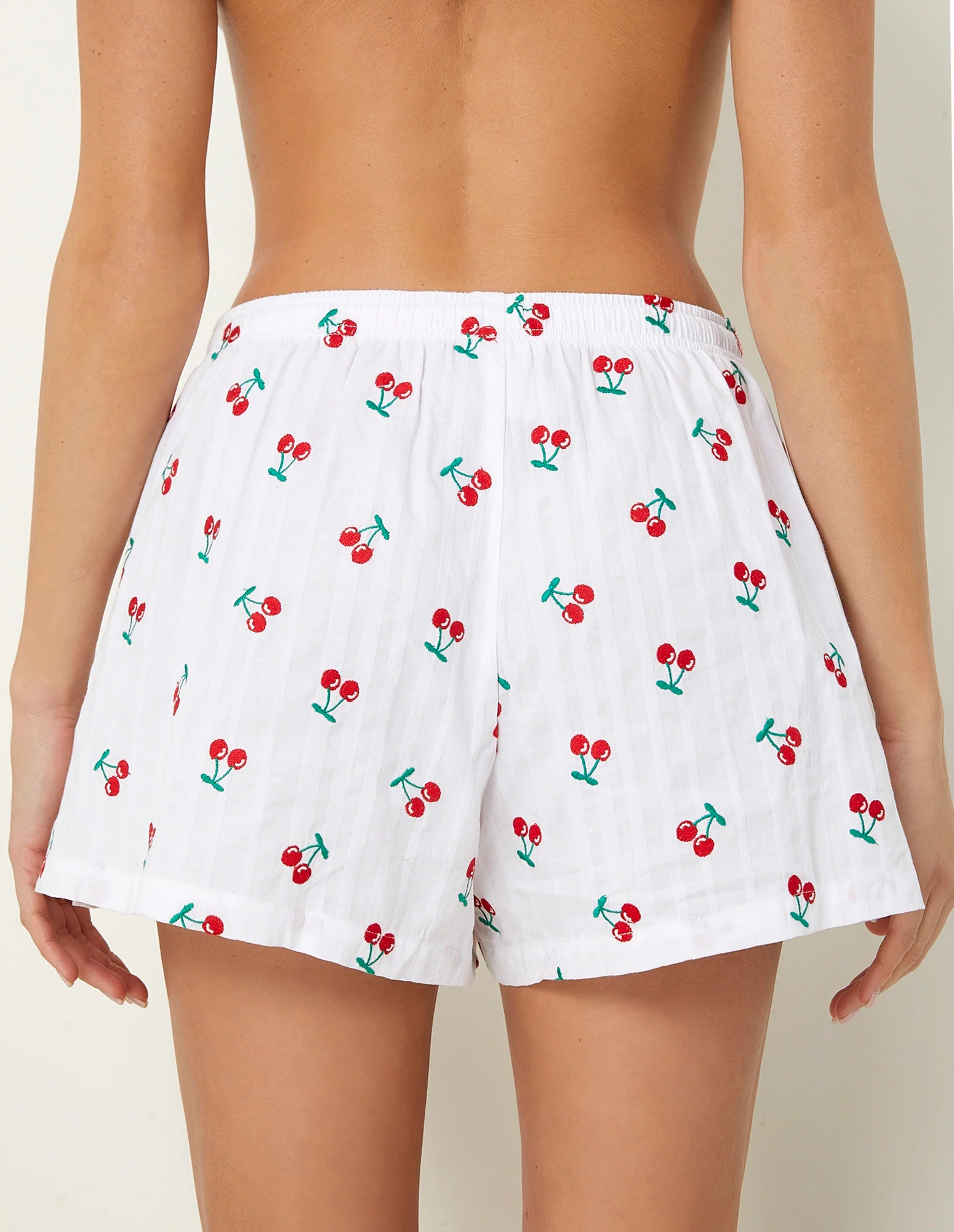 Pantaloncino corto del pigiama con stampa Cherry - Image 3