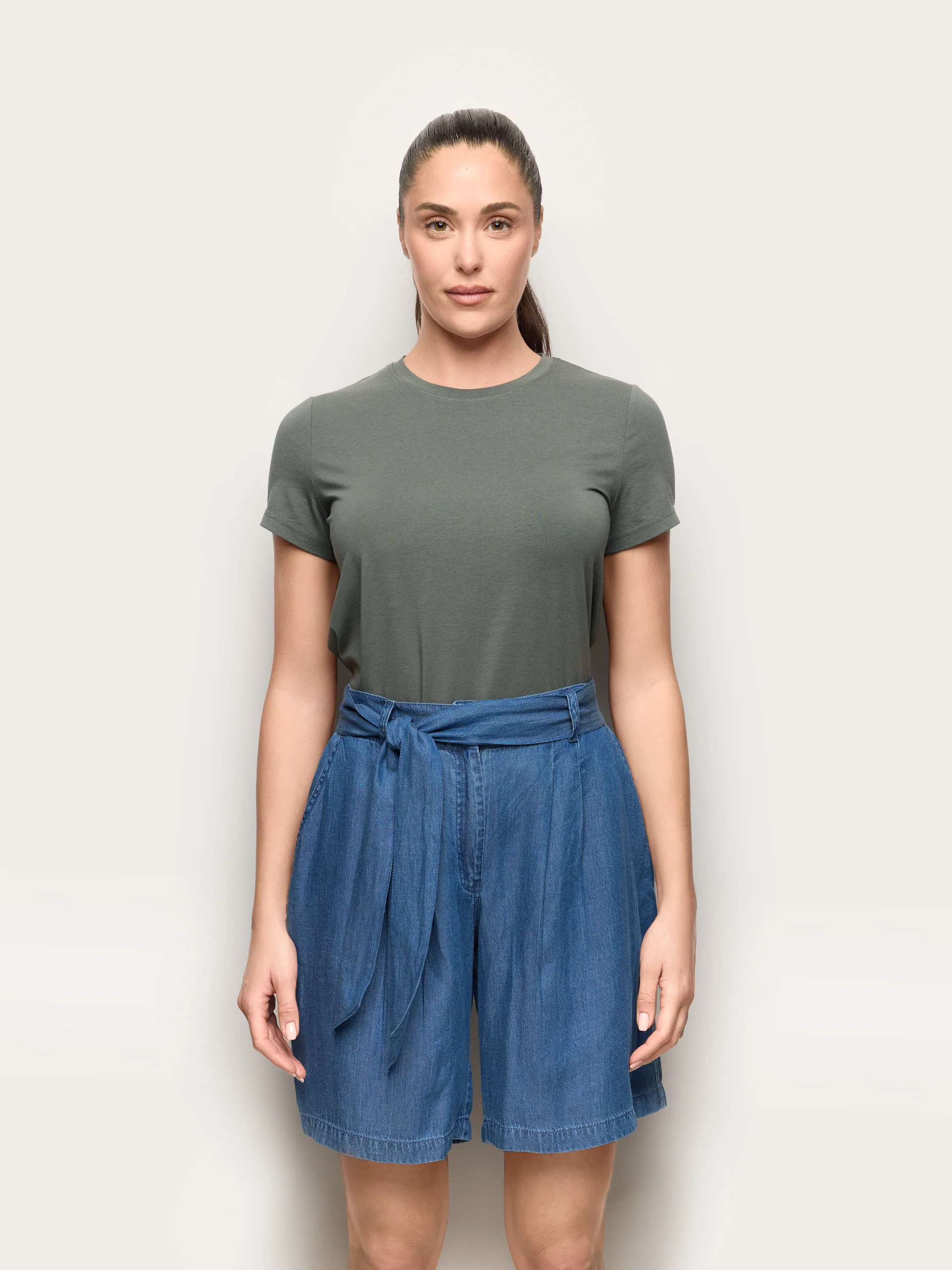 Pantalone corto - Denim - Image 2