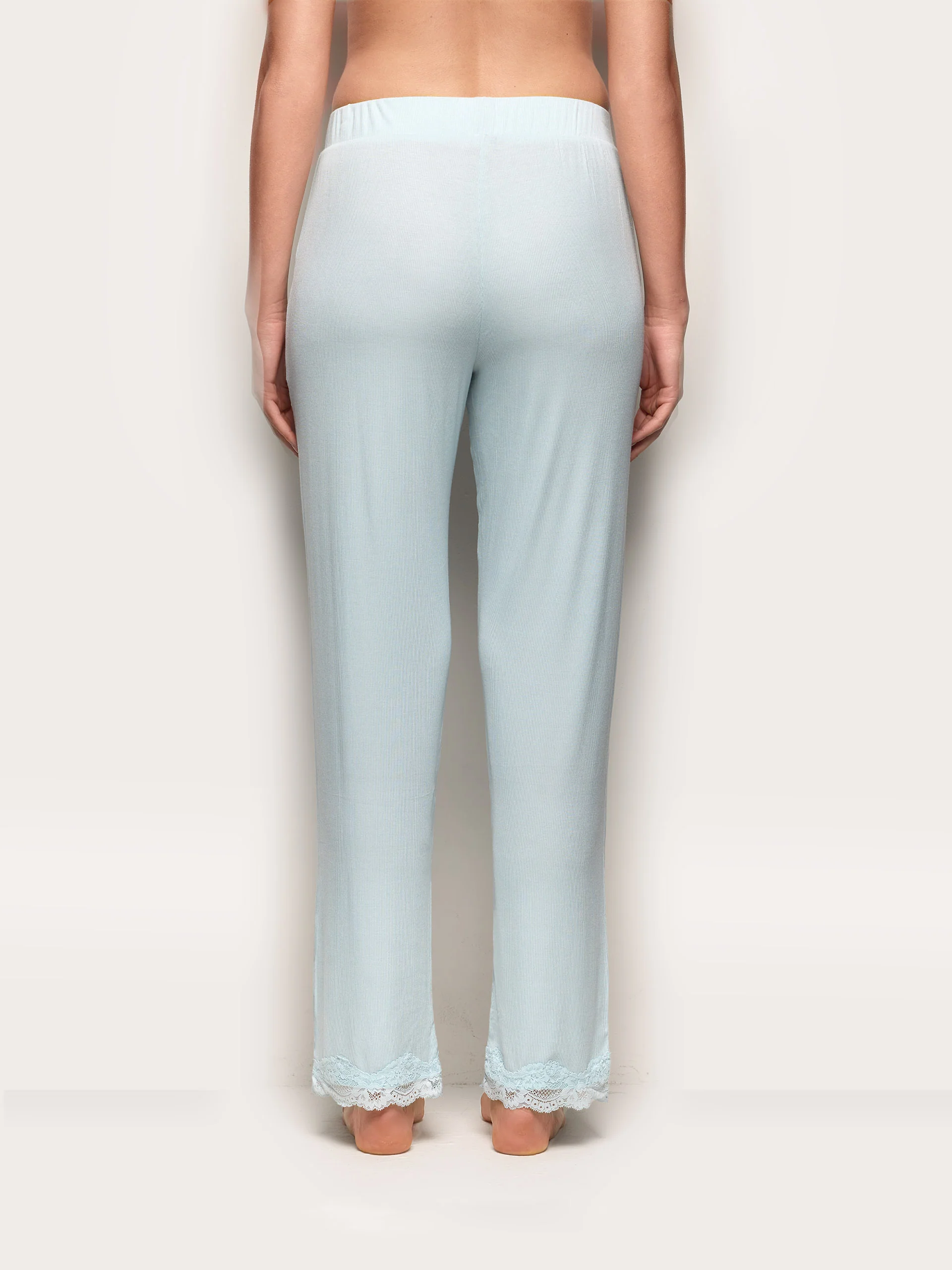 Pantalone lungo con TENCEL™ Modal Rib - Image 5