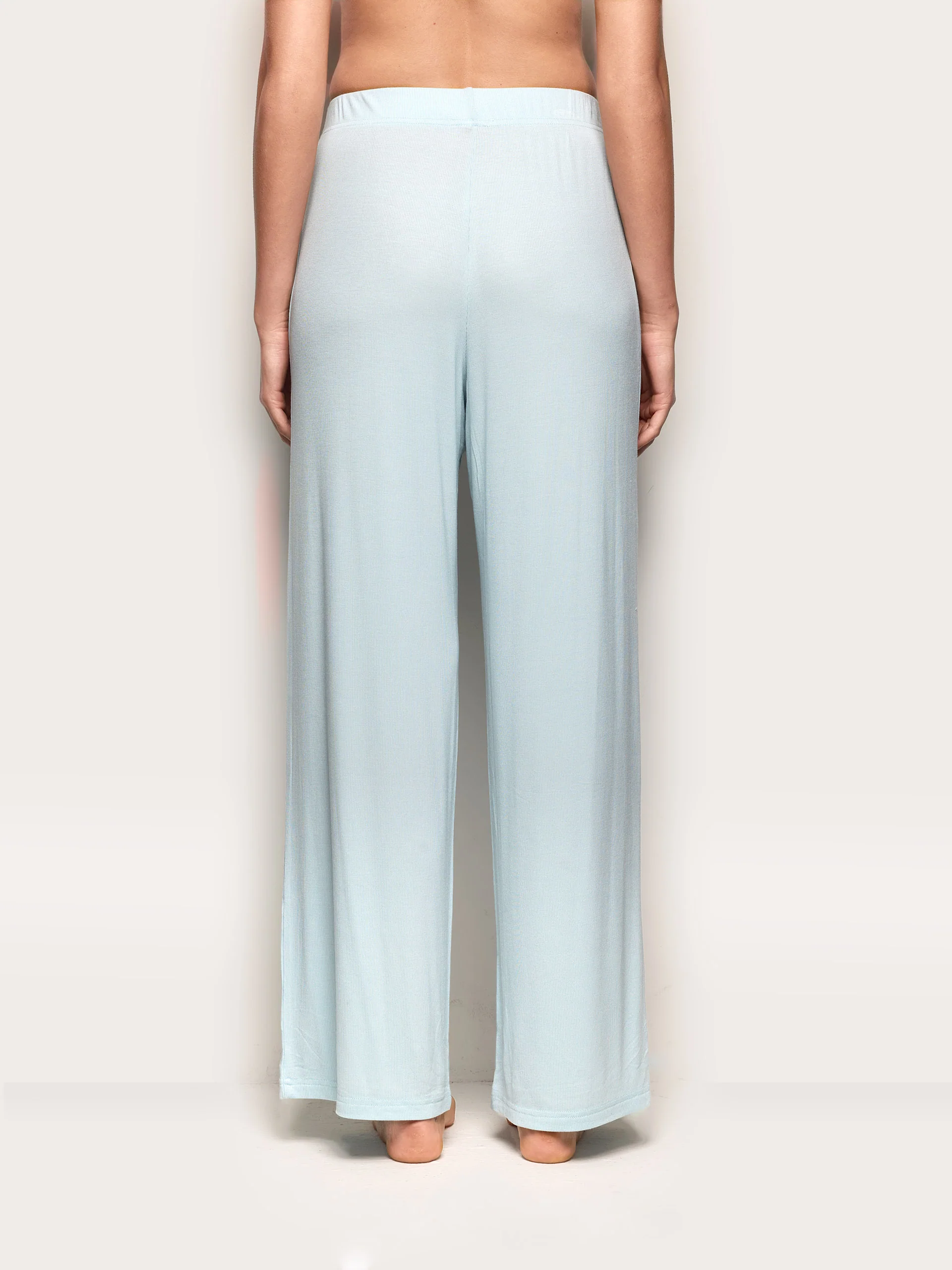 Pantalone lungo con TENCEL™ Modal Rib - Image 3