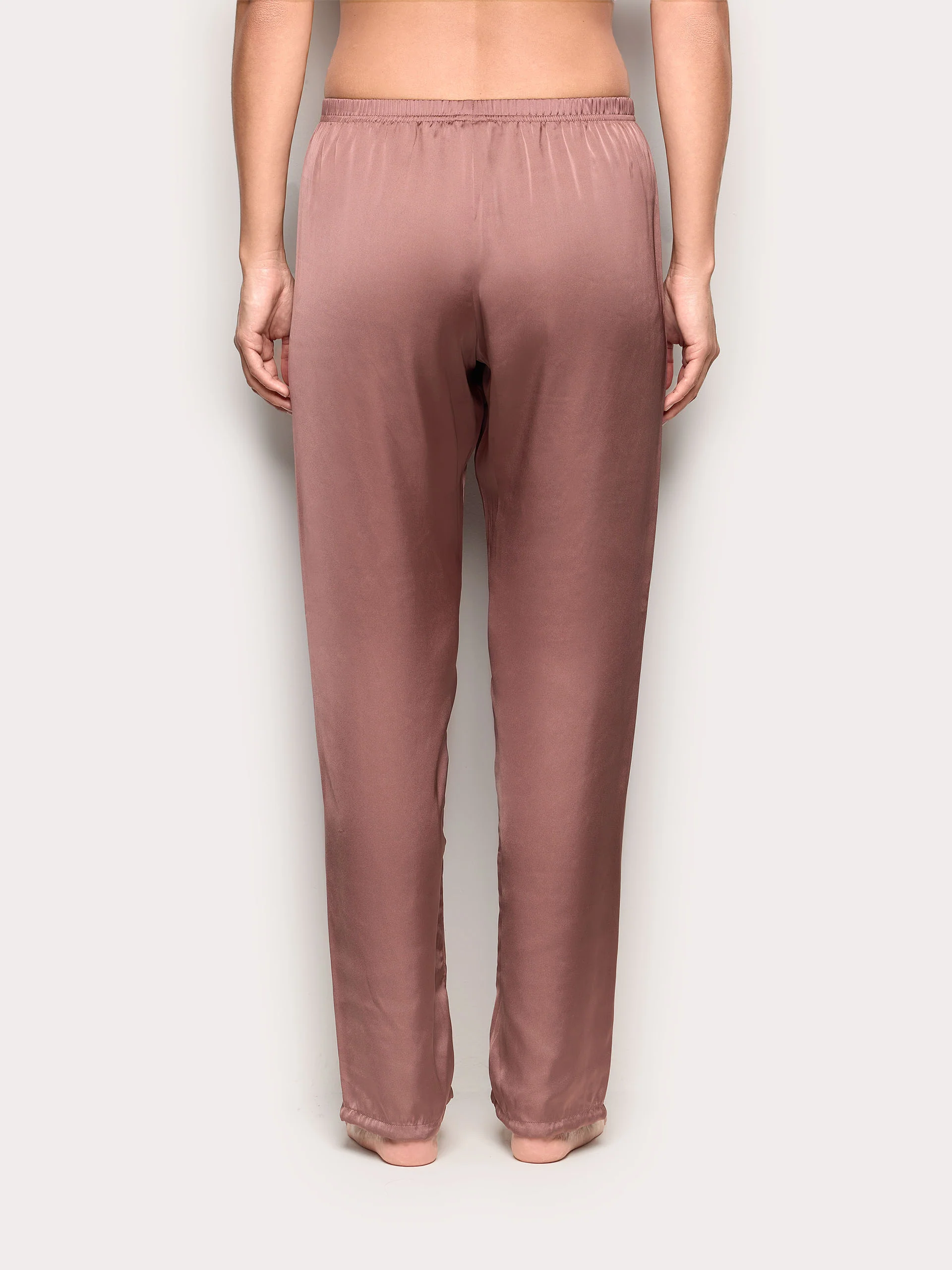 Pantalone lungo in raso - Primula Color - Image 3
