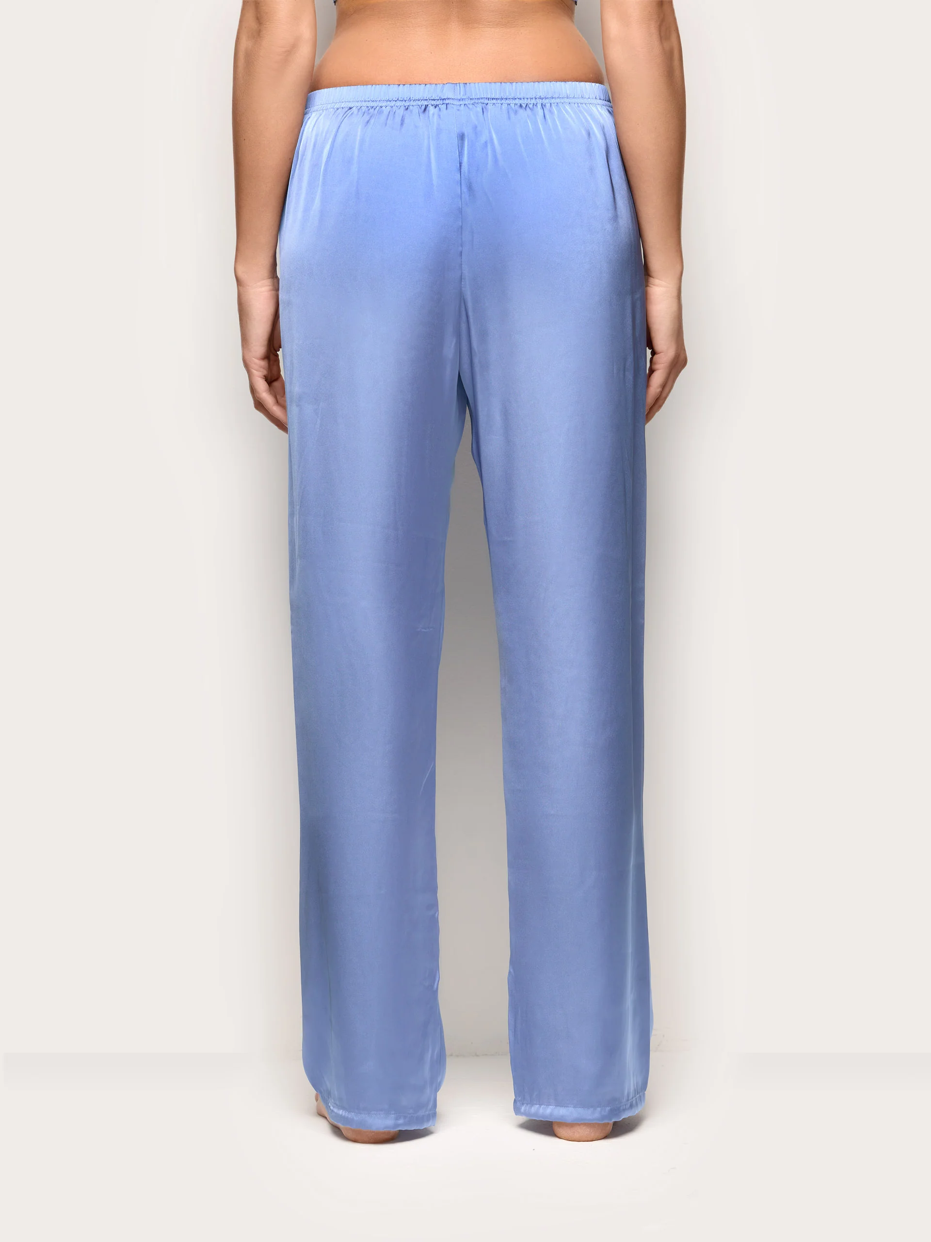 Pantalone lungo in raso  - Primula Color - Image 4