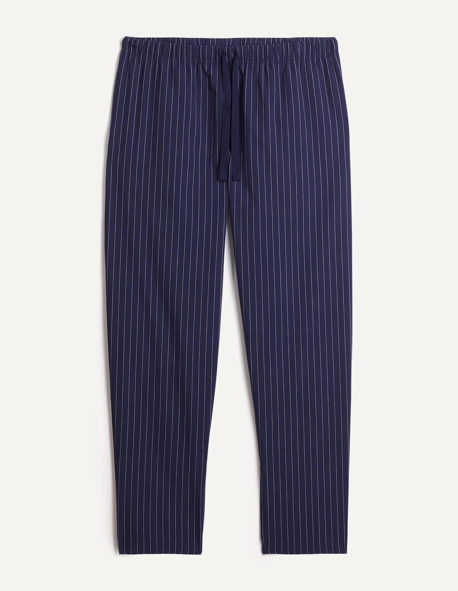 Pantalone lungo in tela tinto filo regolabile in vita in cotone Mix & Match - Image 5