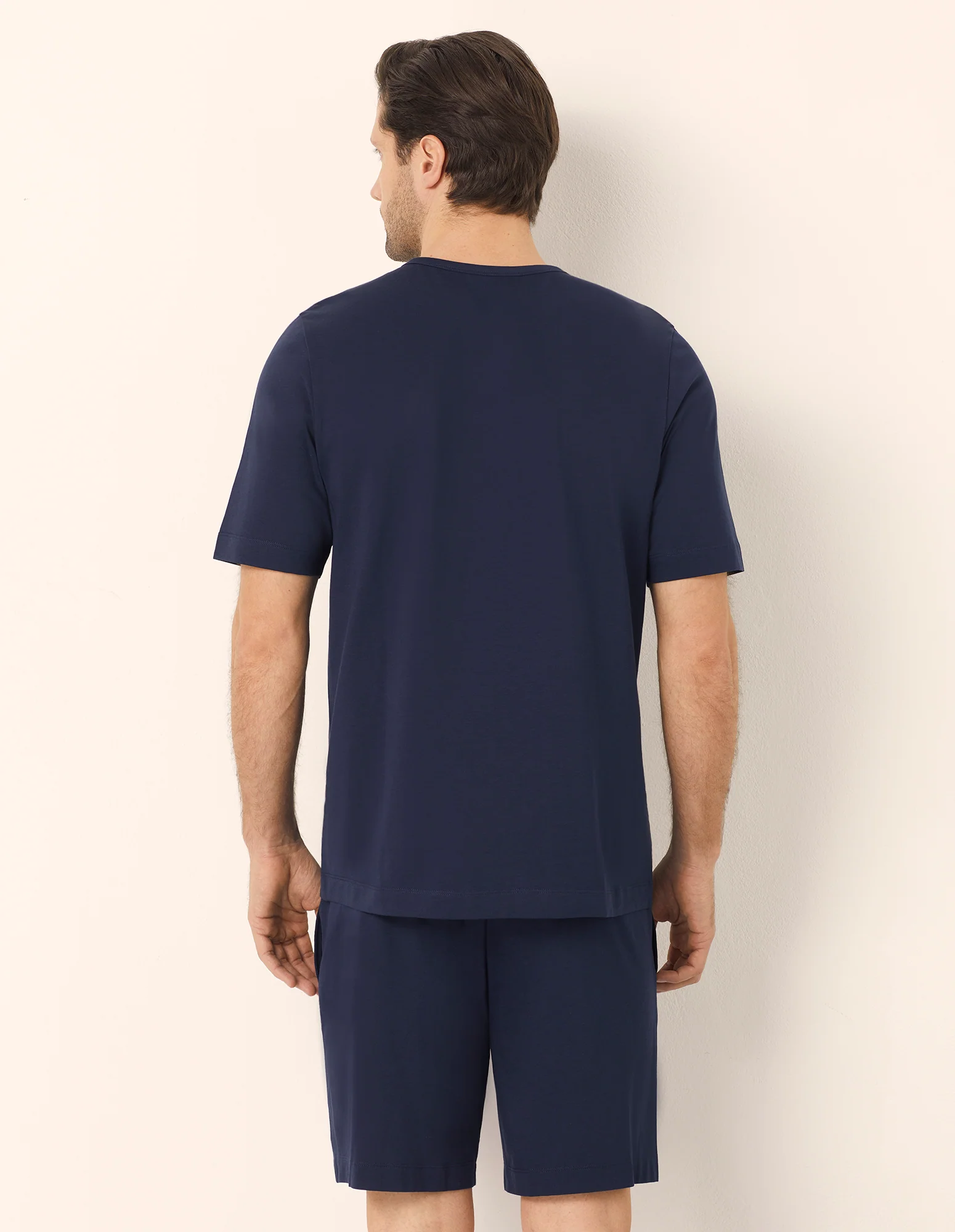 Pigiama corto in cotone con bottoncini Daily Pajamas - Image 3