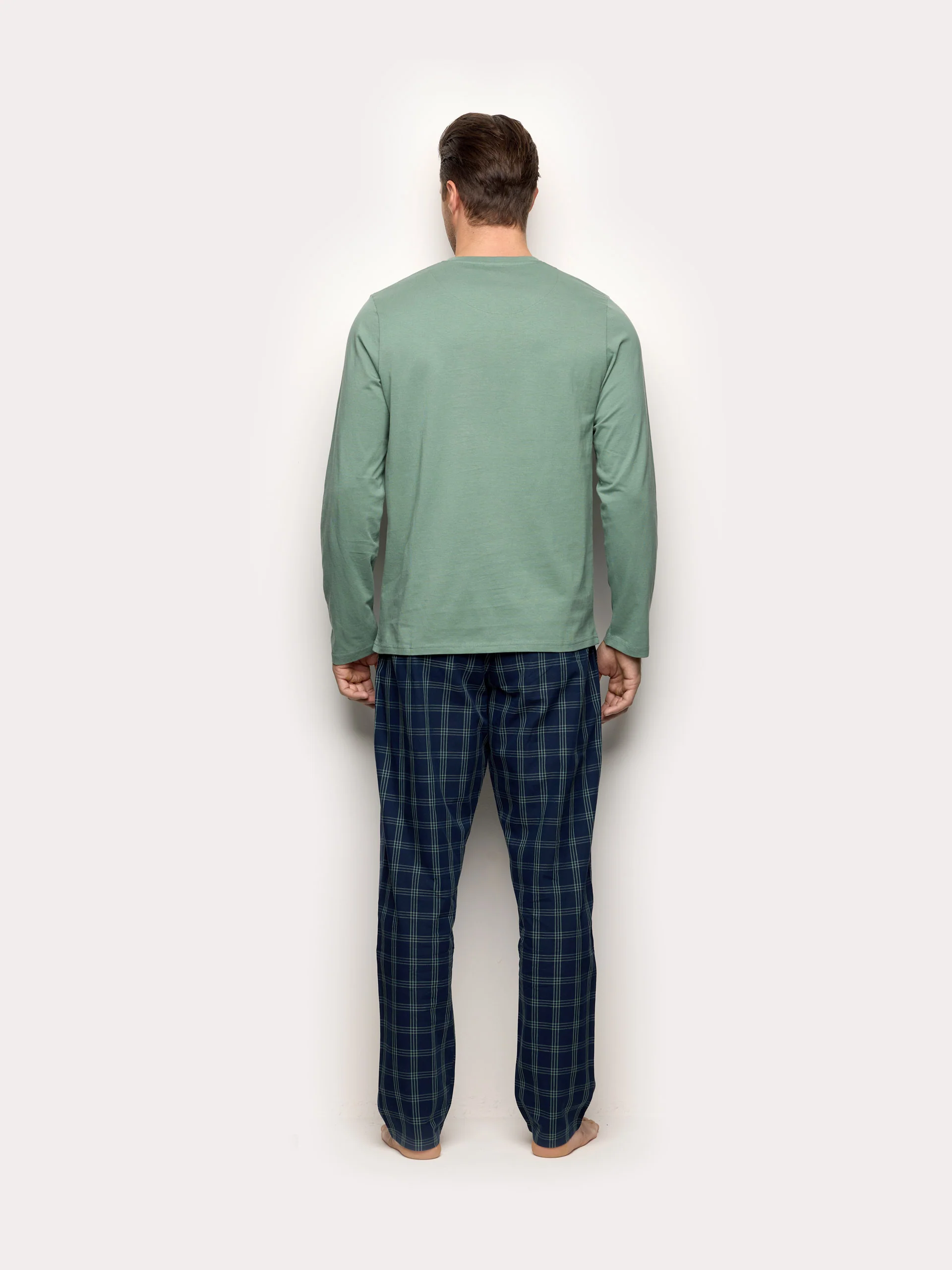Pigiama lungo jersey e tela di cotone - Daily Pajamas II - Image 4
