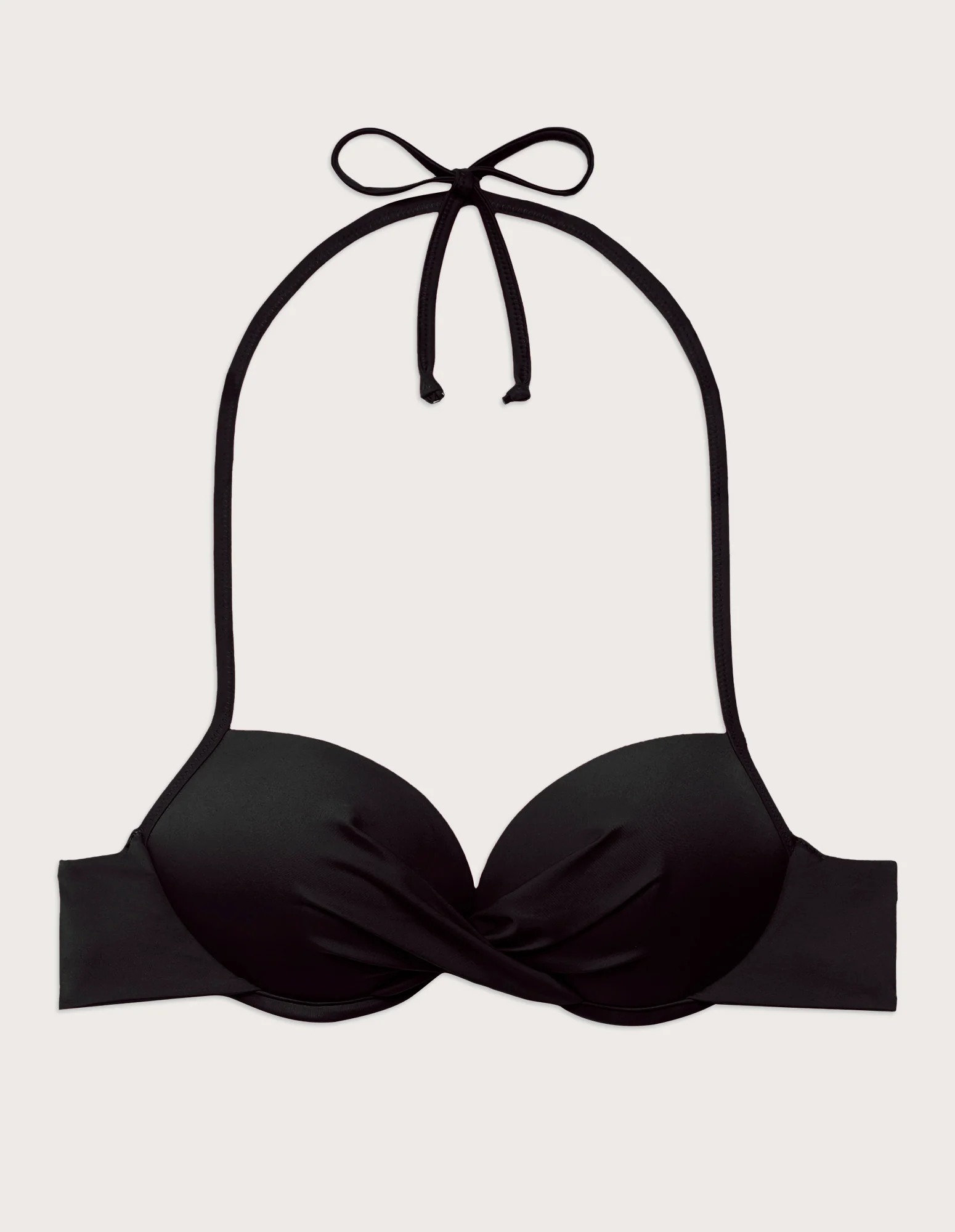 Push up del costume nero con ferretto e fiocco al collo Essentials - Image 7
