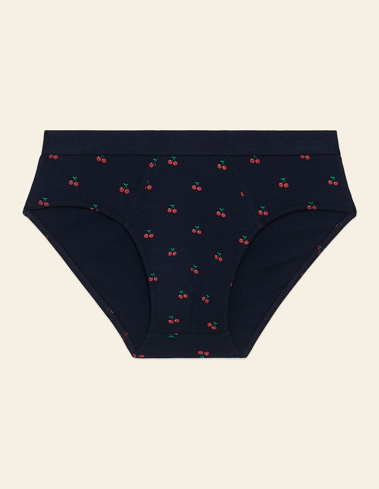 Slip stampa ciliegie in jersey di cotone Daily