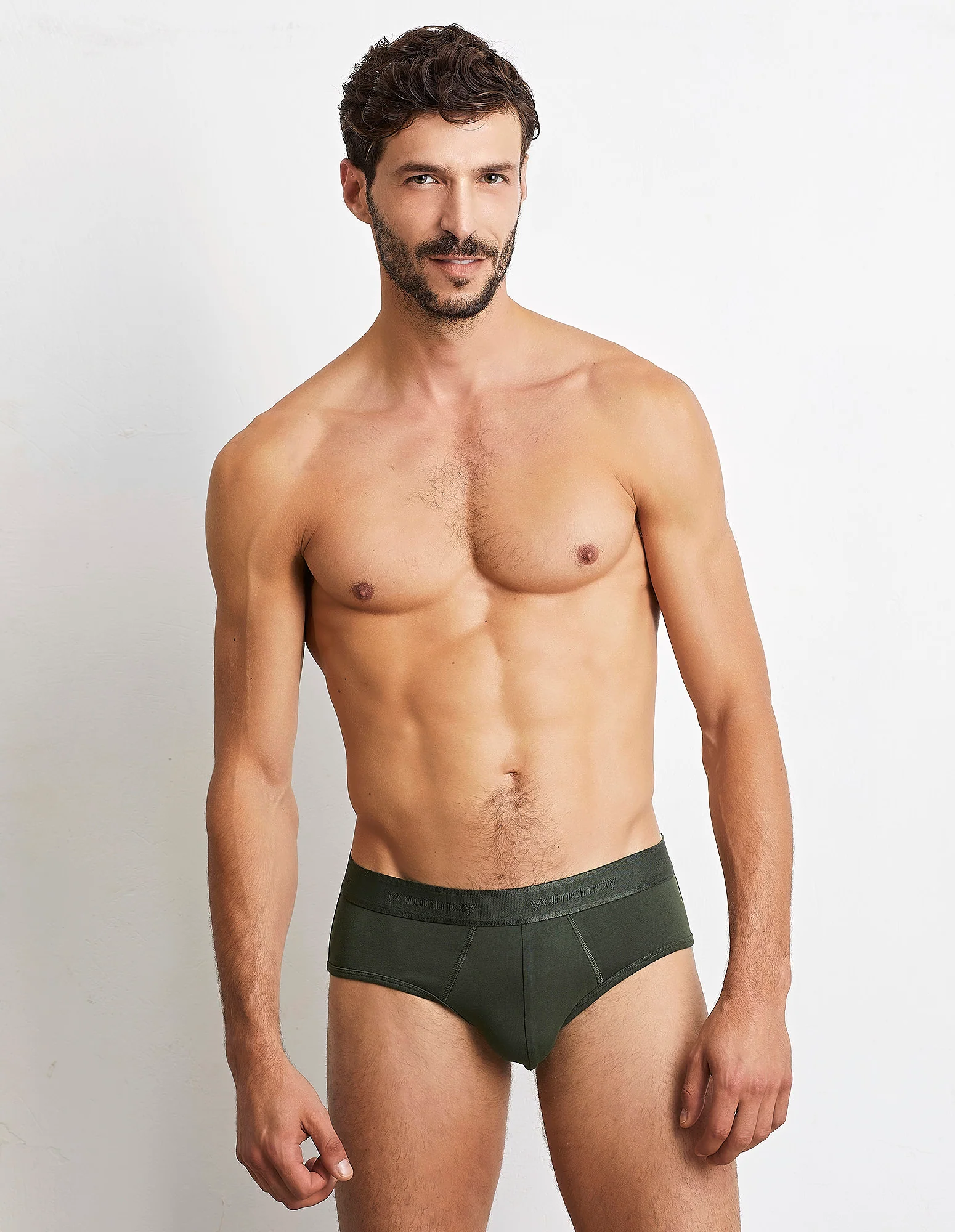 Slip tinta unita con jersey elasticizzato Supima Luxury - Image 2