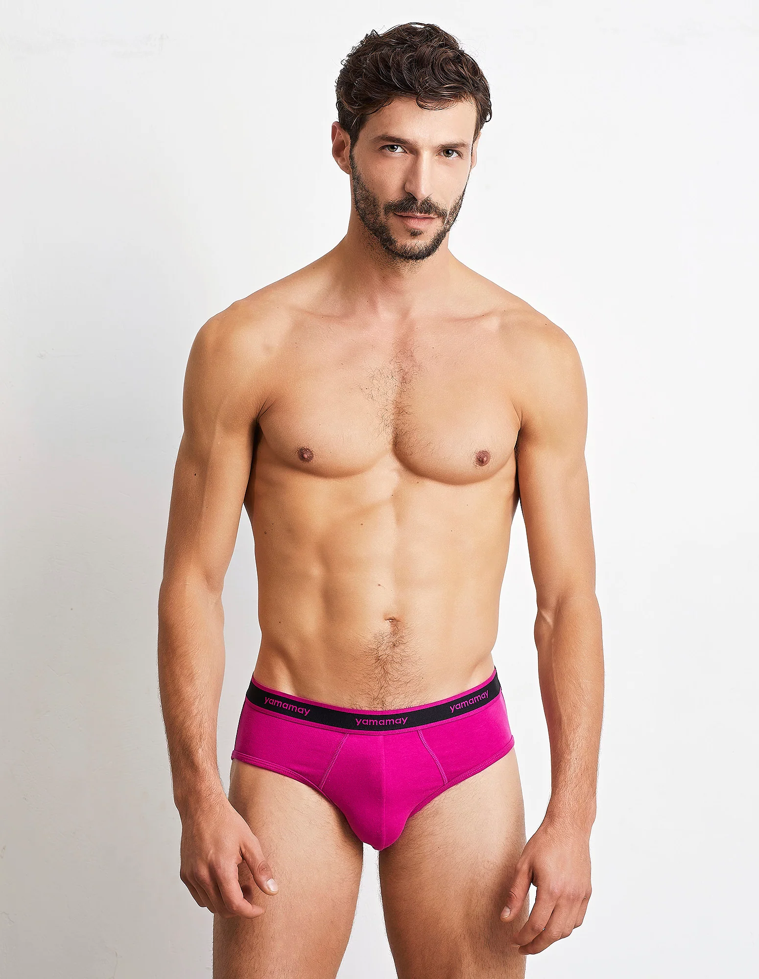 Slip tinta unita in jersey elasticizzato con elastico a contrasto New Fashion Color - Image 12