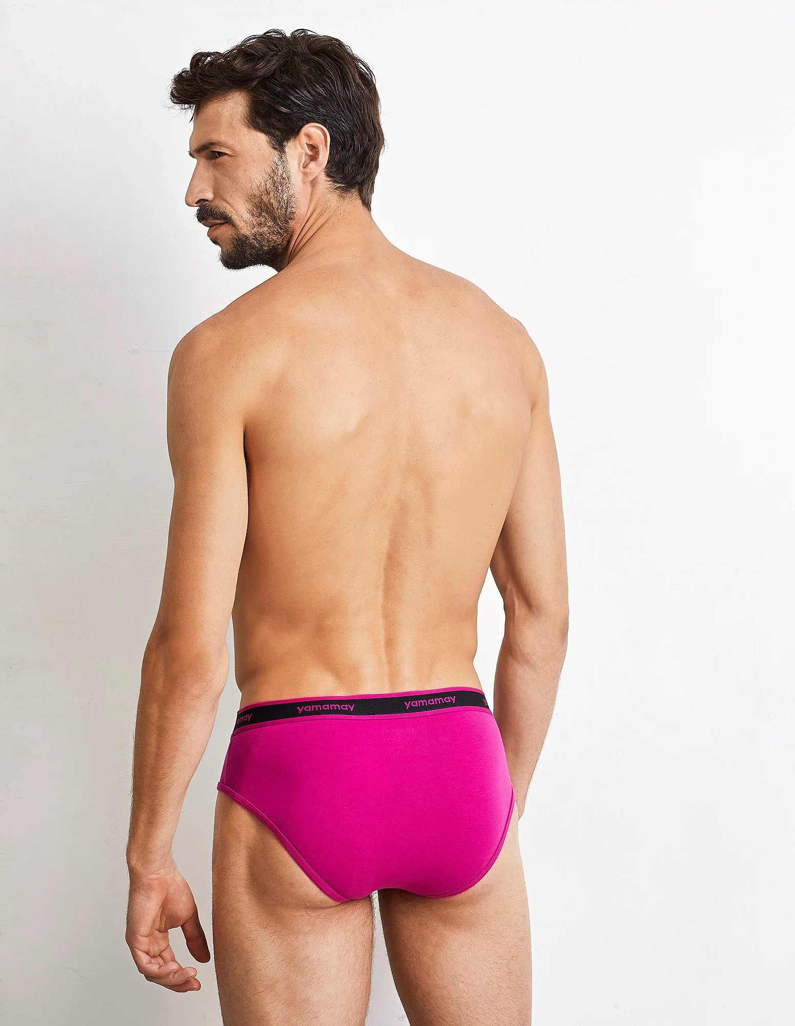 Slip tinta unita in jersey elasticizzato con elastico a contrasto New Fashion Color - Image 13