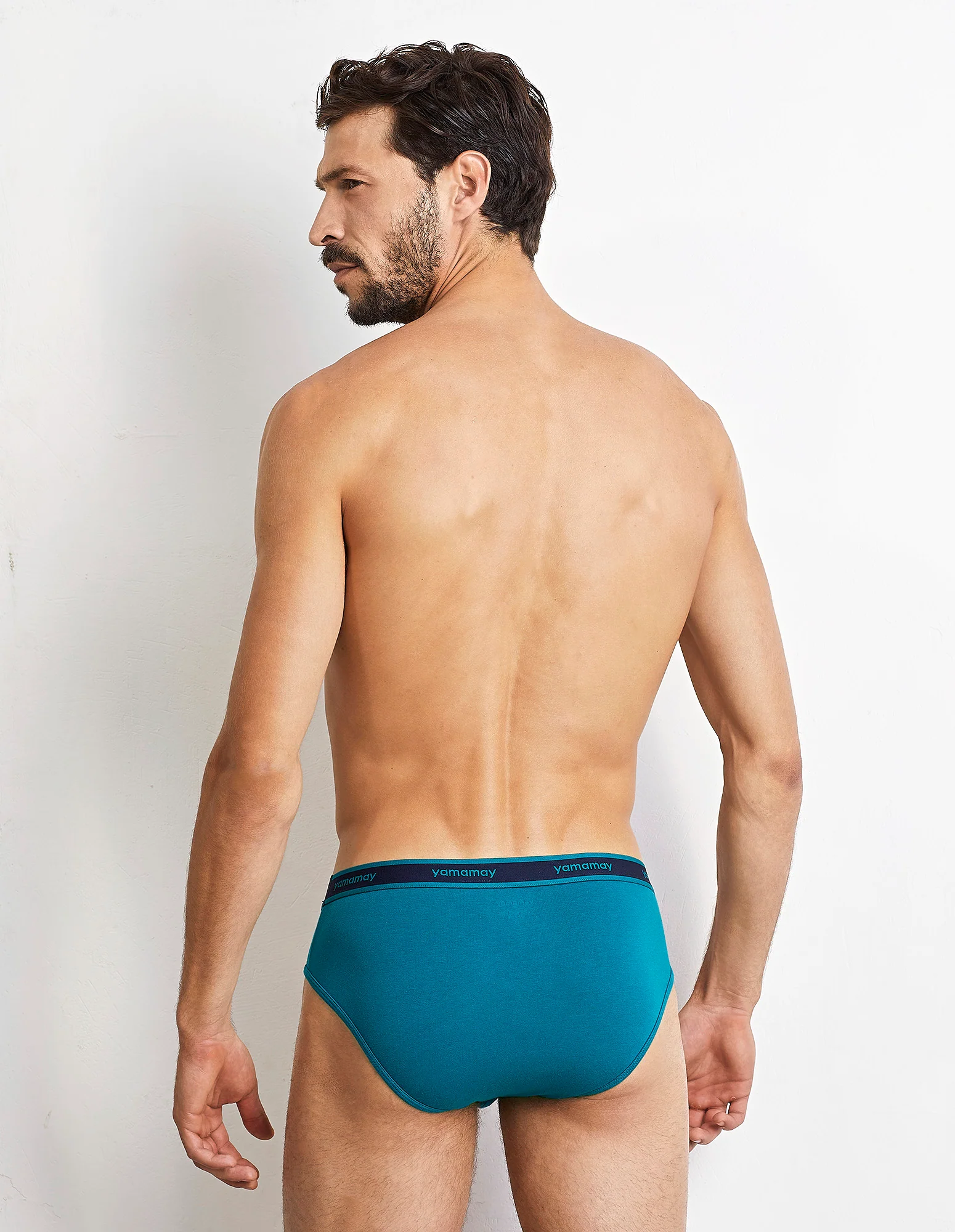 Slip tinta unita in jersey elasticizzato con elastico a contrasto New Fashion Color - Image 8