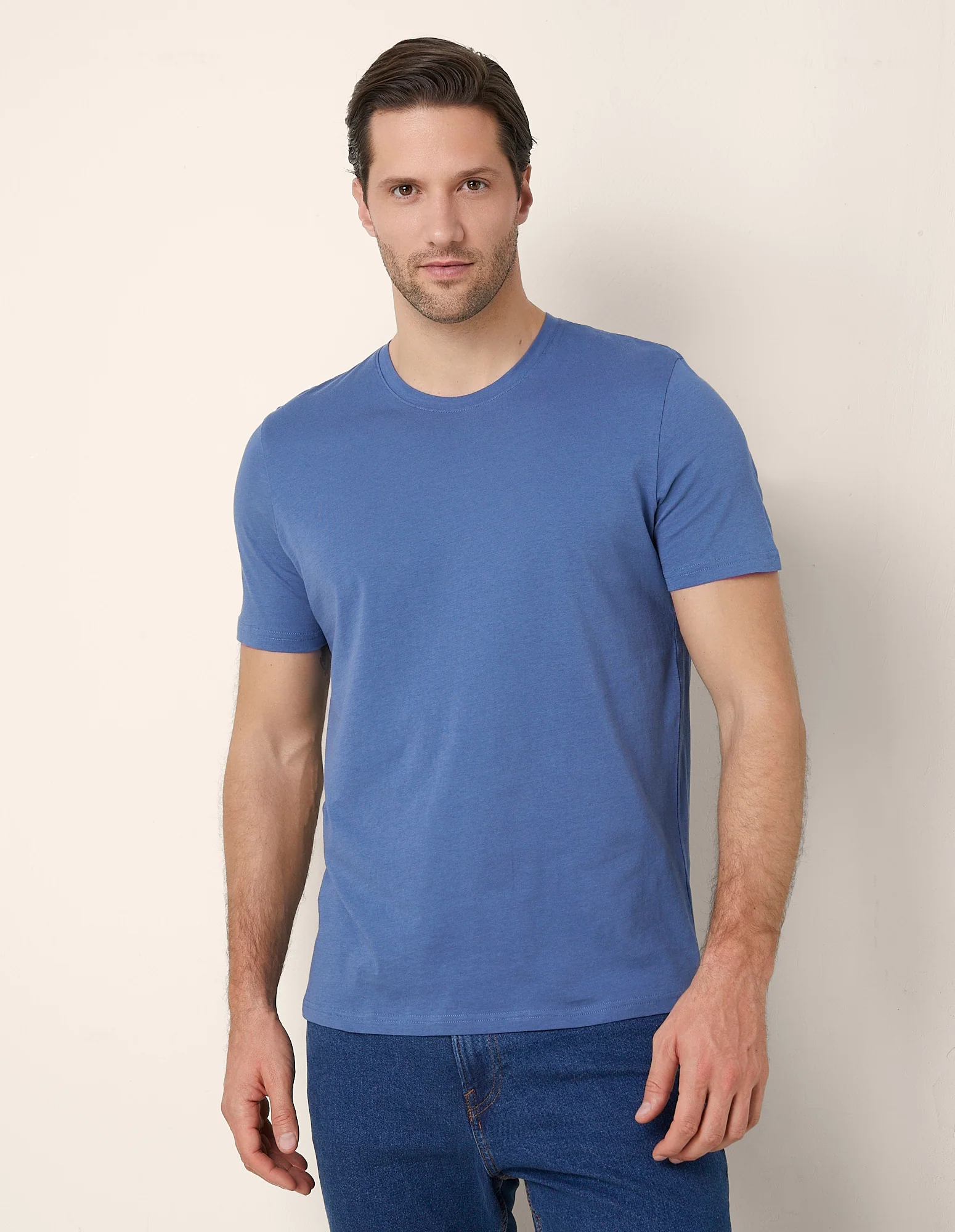 T-shirt girocollo in cotone Daily Loungewear
