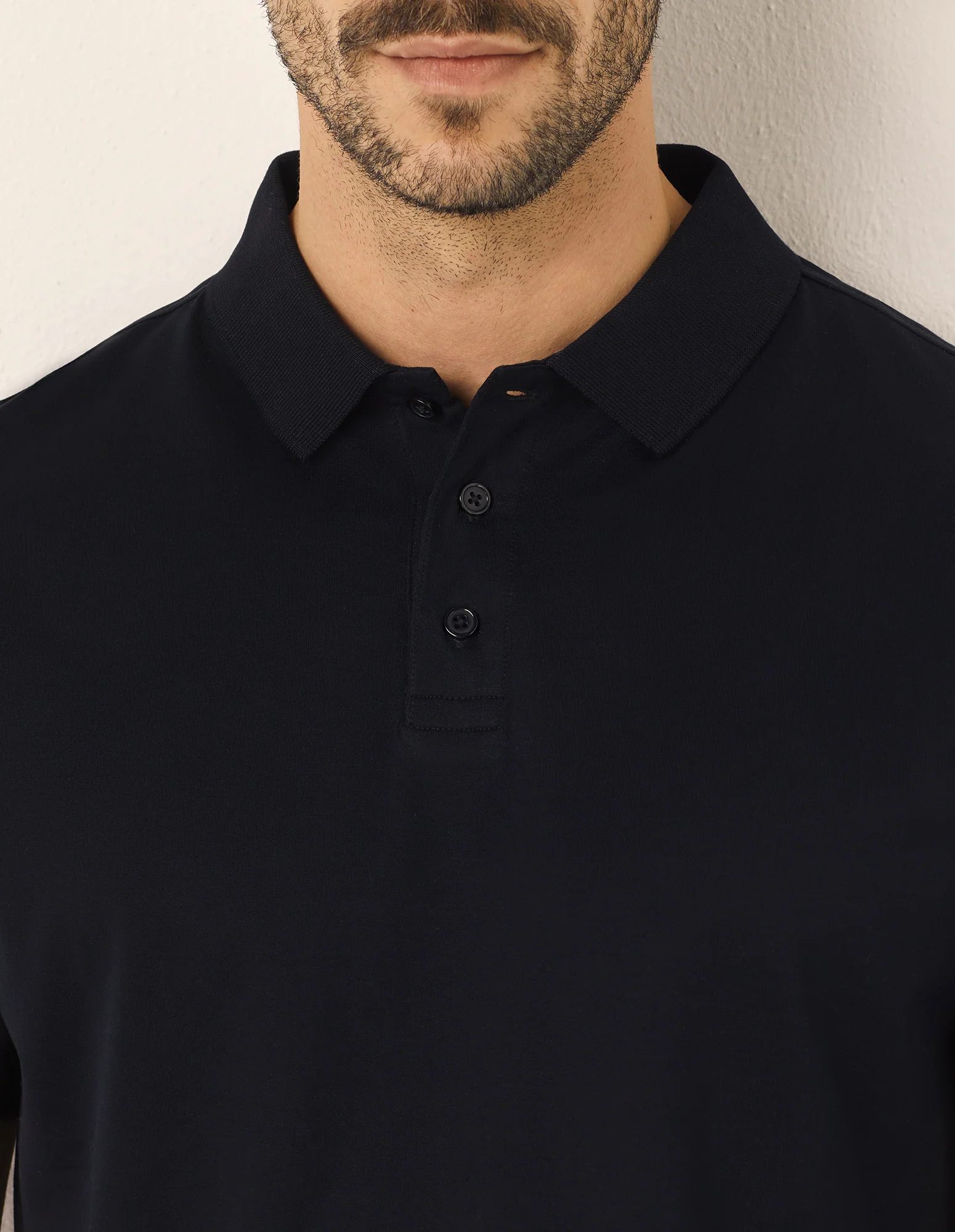 T-shirt taglio polo da uomo in cotone Premium Cotton - Image 14