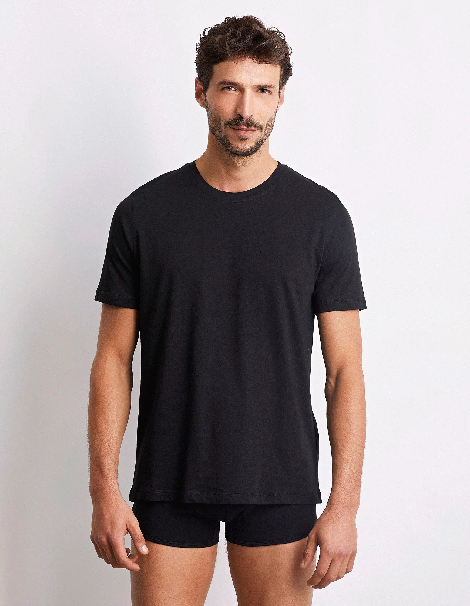 T-shirt girocollo uomo in cotone Supima Luxury - Image 10